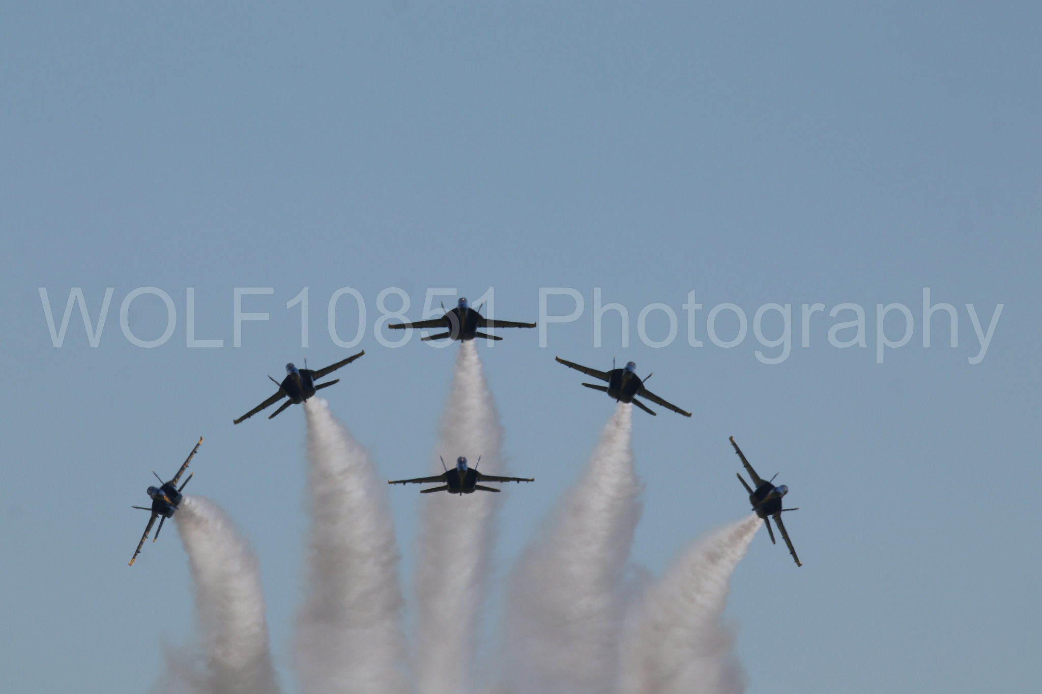 Aviation photography by WOLF10851 featuring FA-18 Super Hornet, Blue Angels, Blue and Gold, Wings Over Solano 2024.