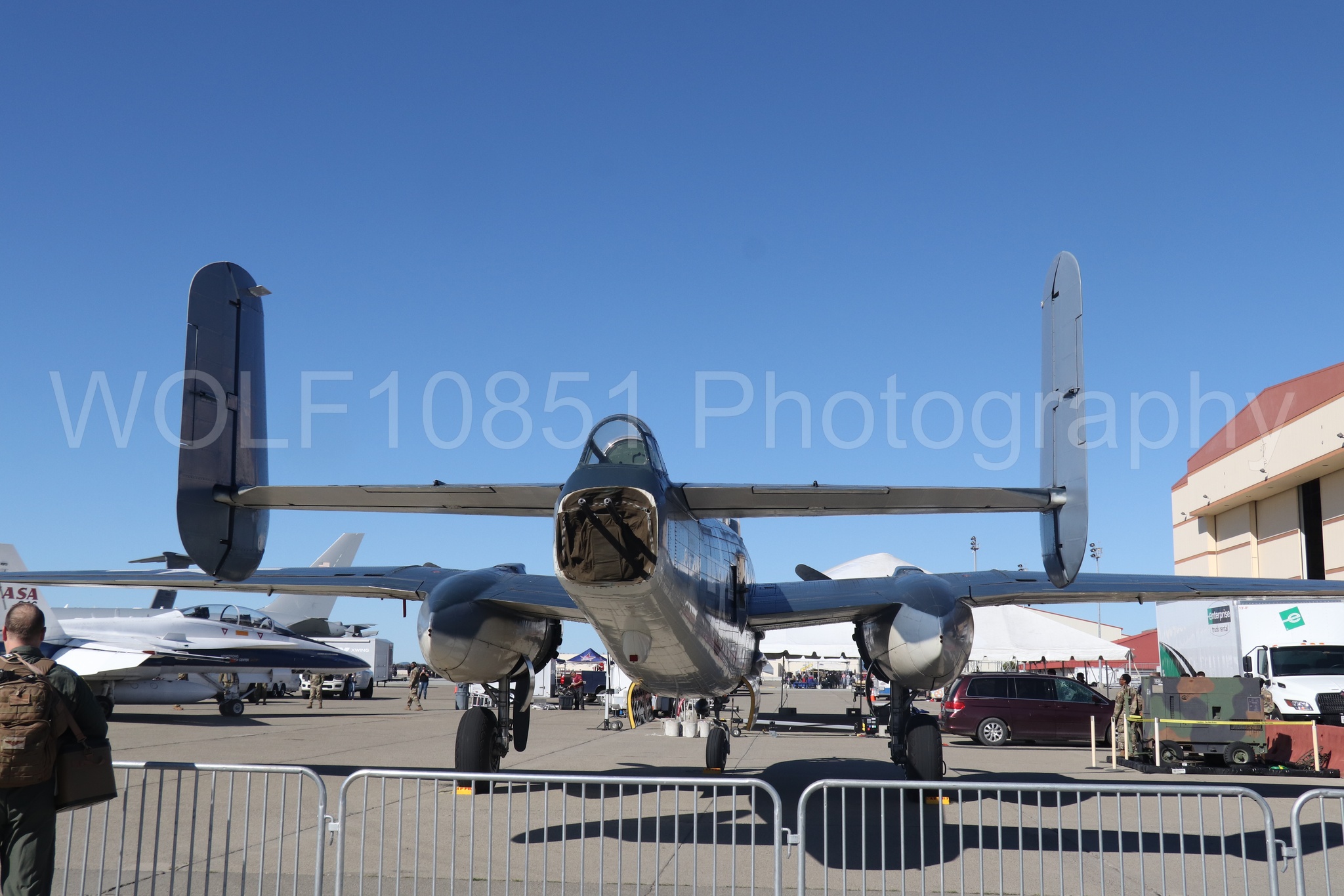 Aviation photography by WOLF10851 featuring Static Display, Semper Fi, PBJ-1J, Wings Over Solano 2024.