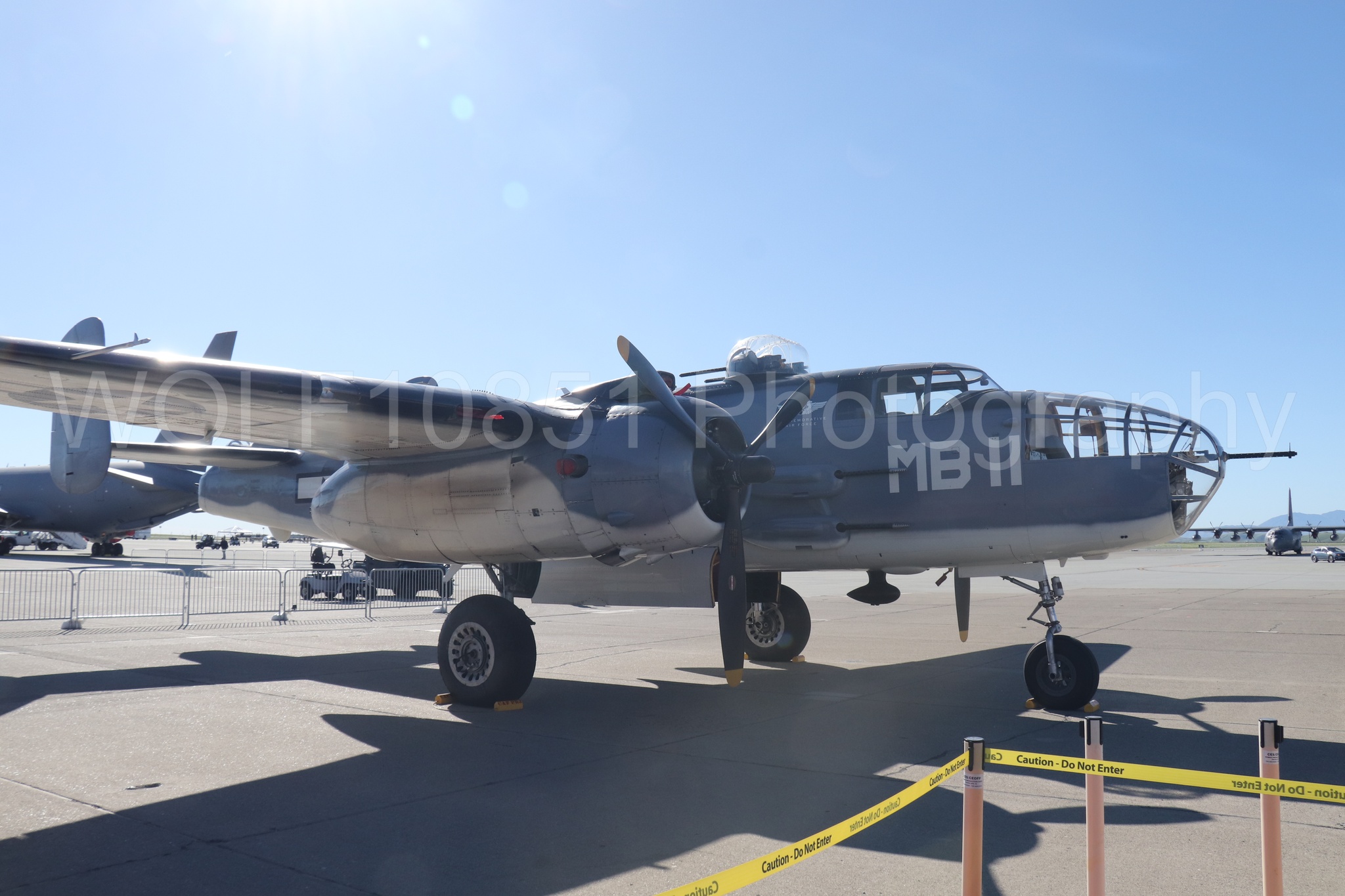 Aviation photography by WOLF10851 featuring Static Display, Semper Fi, PBJ-1J, Wings Over Solano 2024.