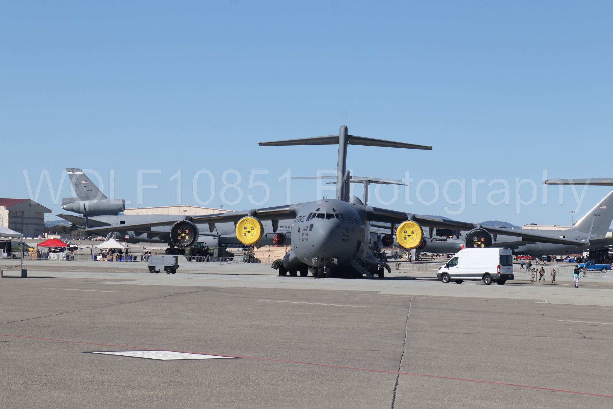 Aviation photography by WOLF10851 featuring Static Display, C-17 Globemaster, Wings Over Solano 2024.