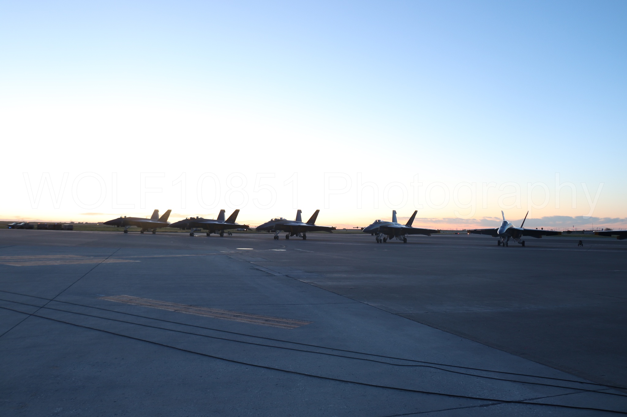Aviation photography by WOLF10851 featuring FA-18 Super Hornet, Static Display, Blue Angels, Blue and Gold, Golden Hour.