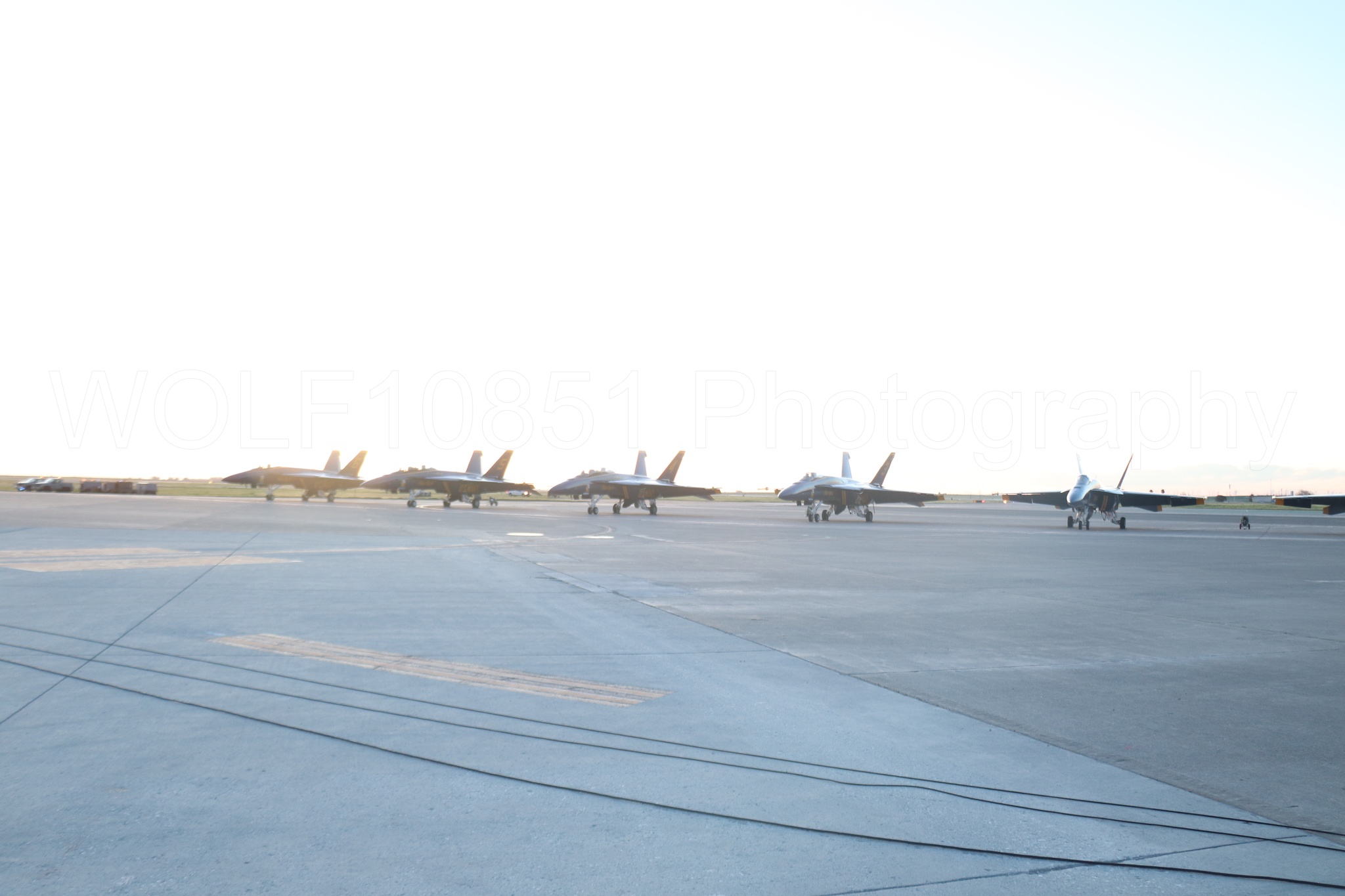 Aviation photography by WOLF10851 featuring FA-18 Super Hornet, Static Display, Blue Angels, Blue and Gold, Golden Hour.