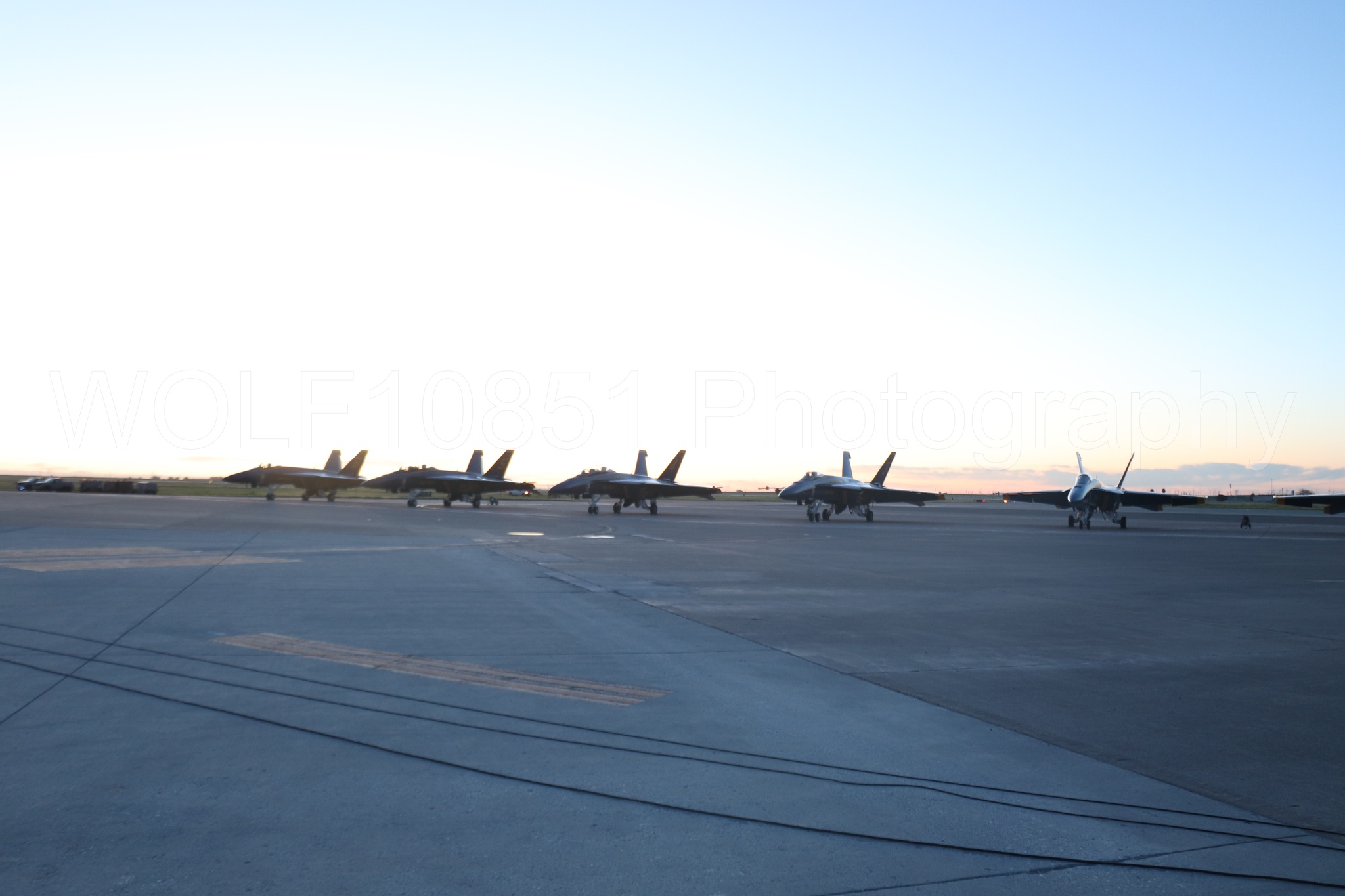 Aviation photography by WOLF10851 featuring FA-18 Super Hornet, Static Display, Blue Angels, Blue and Gold, Golden Hour.