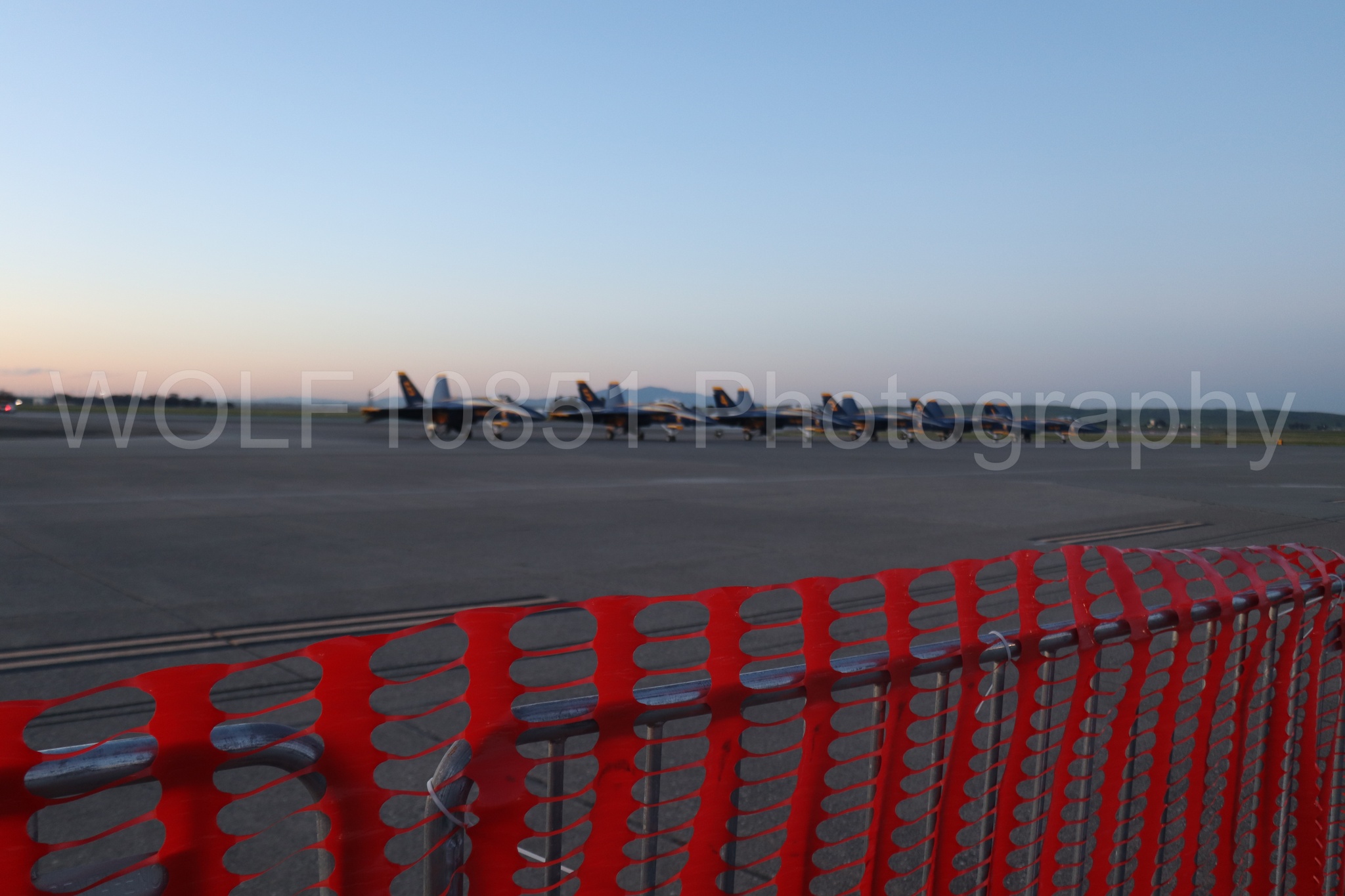 Aviation photography by WOLF10851 featuring FA-18 Super Hornet, Static Display, Blue Angels, Blue and Gold, Golden Hour.