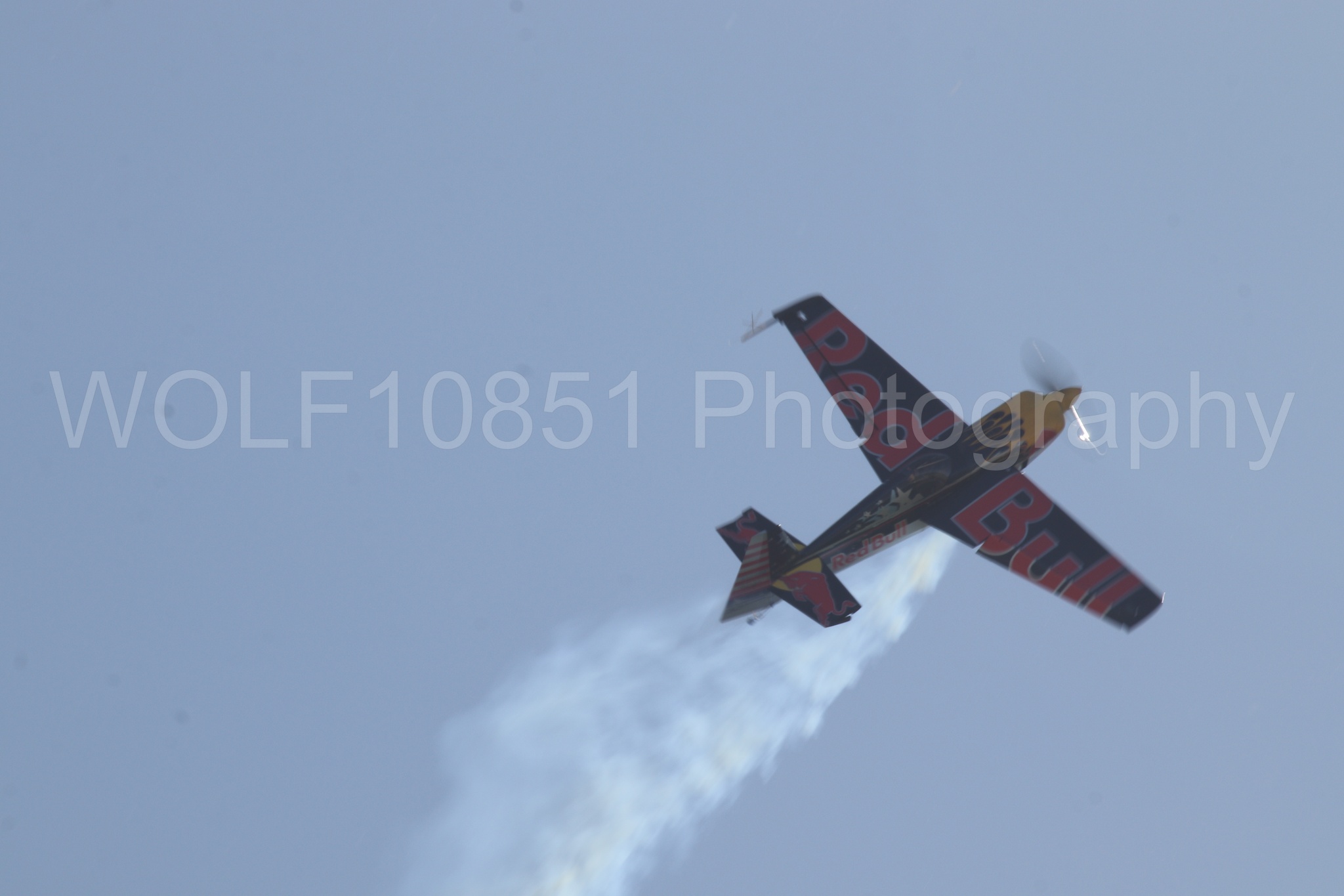 Aviation photography by WOLF10851 featuring Edge 540, Wings Over Solano 2024, Kirby Chambliss, Red Bull.