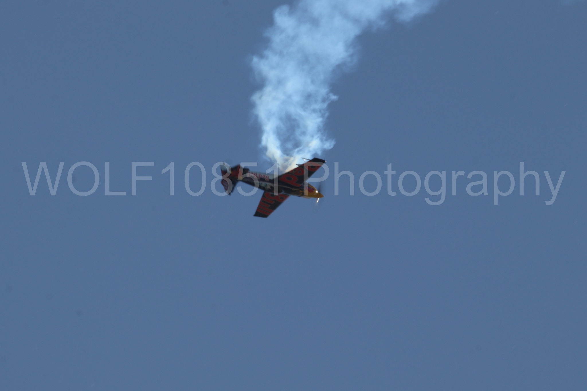 Aviation photography by WOLF10851 featuring Edge 540, Wings Over Solano 2024, Kirby Chambliss, Red Bull.