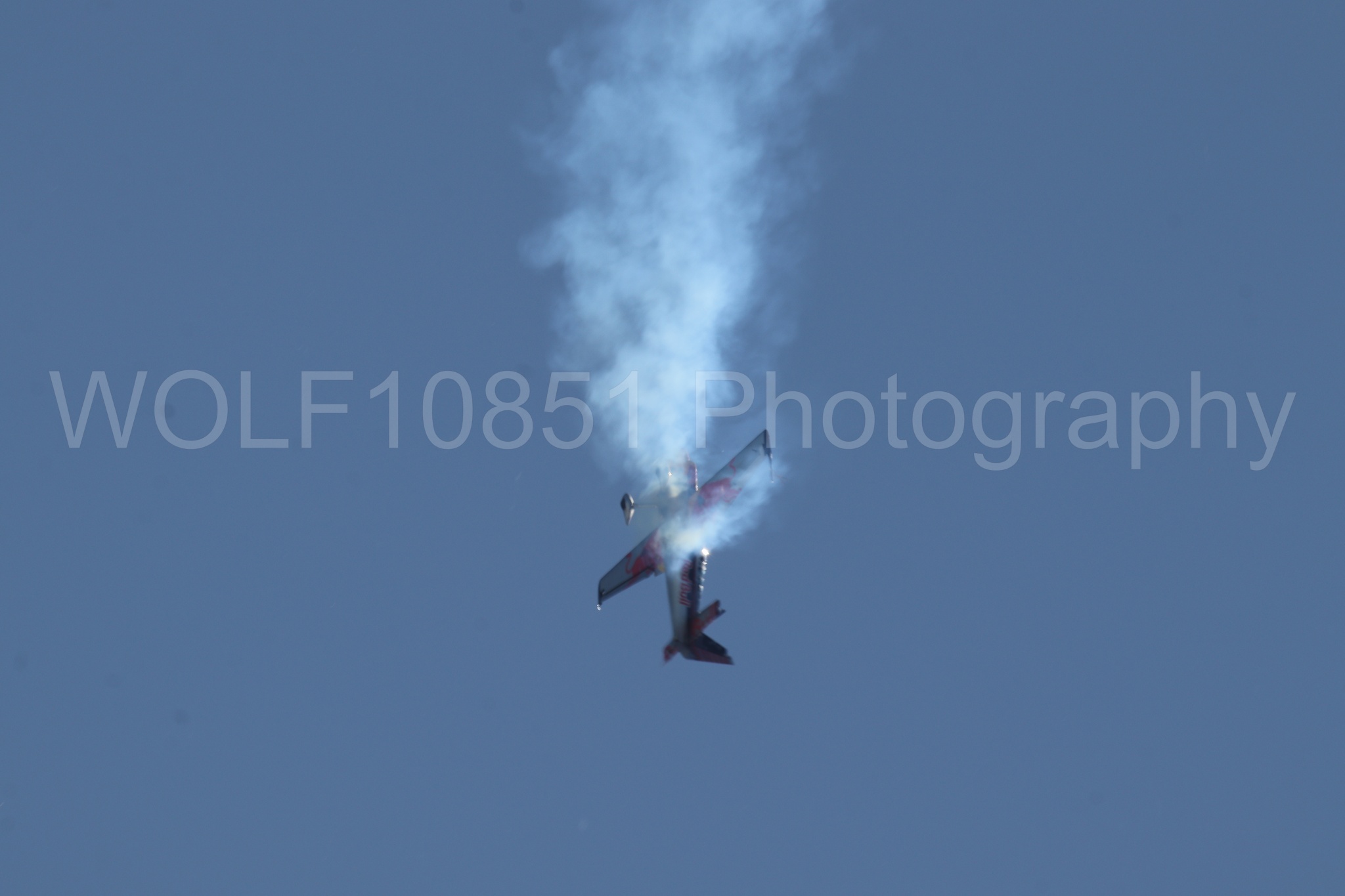 Aviation photography by WOLF10851 featuring Edge 540, Wings Over Solano 2024, Kirby Chambliss, Red Bull.