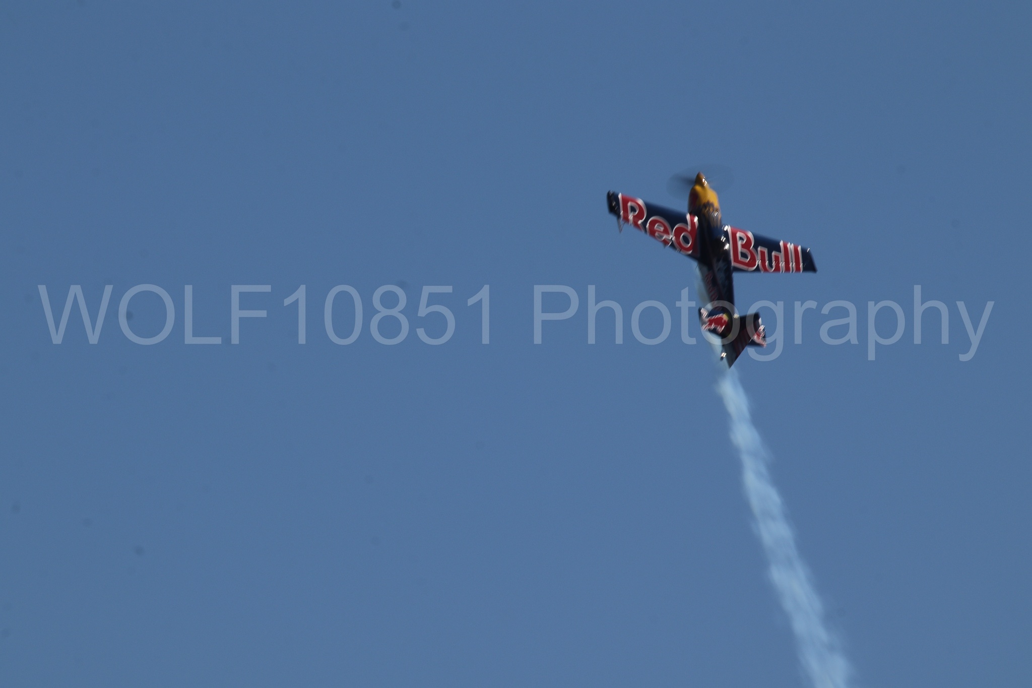 Aviation photography by WOLF10851 featuring Edge 540, Wings Over Solano 2024, Kirby Chambliss, Red Bull.