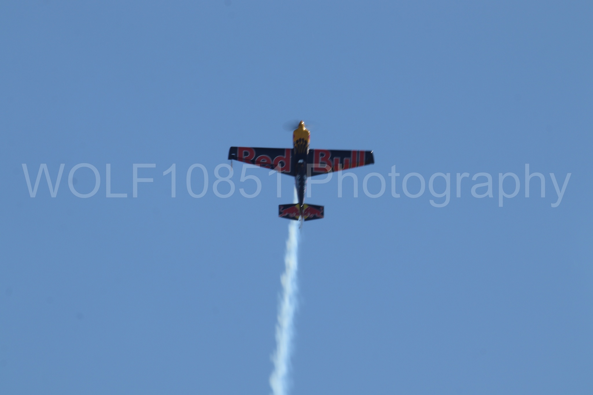Aviation photography by WOLF10851 featuring Edge 540, Wings Over Solano 2024, Kirby Chambliss, Red Bull.