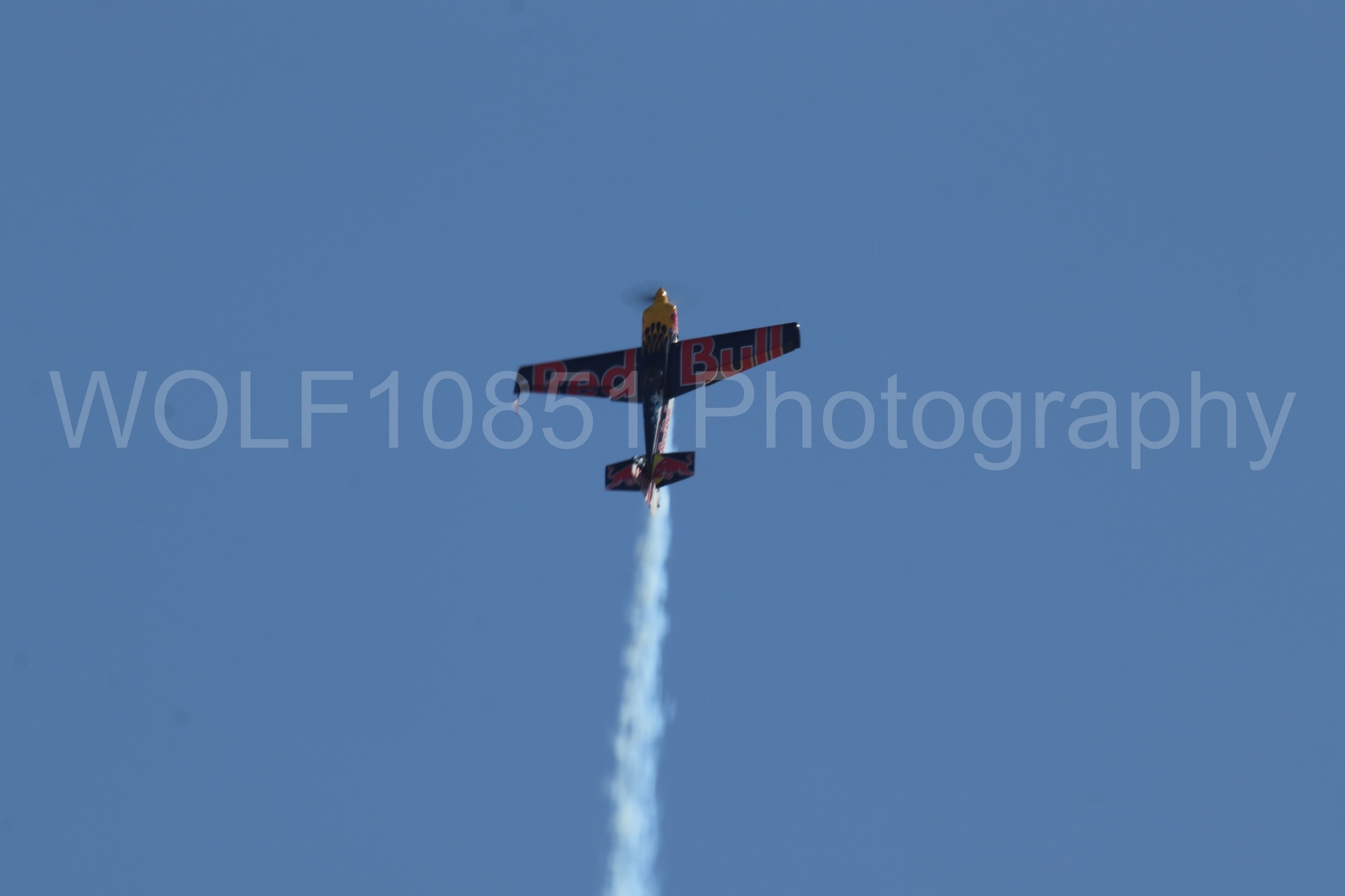 Aviation photography by WOLF10851 featuring Edge 540, Wings Over Solano 2024, Kirby Chambliss, Red Bull.