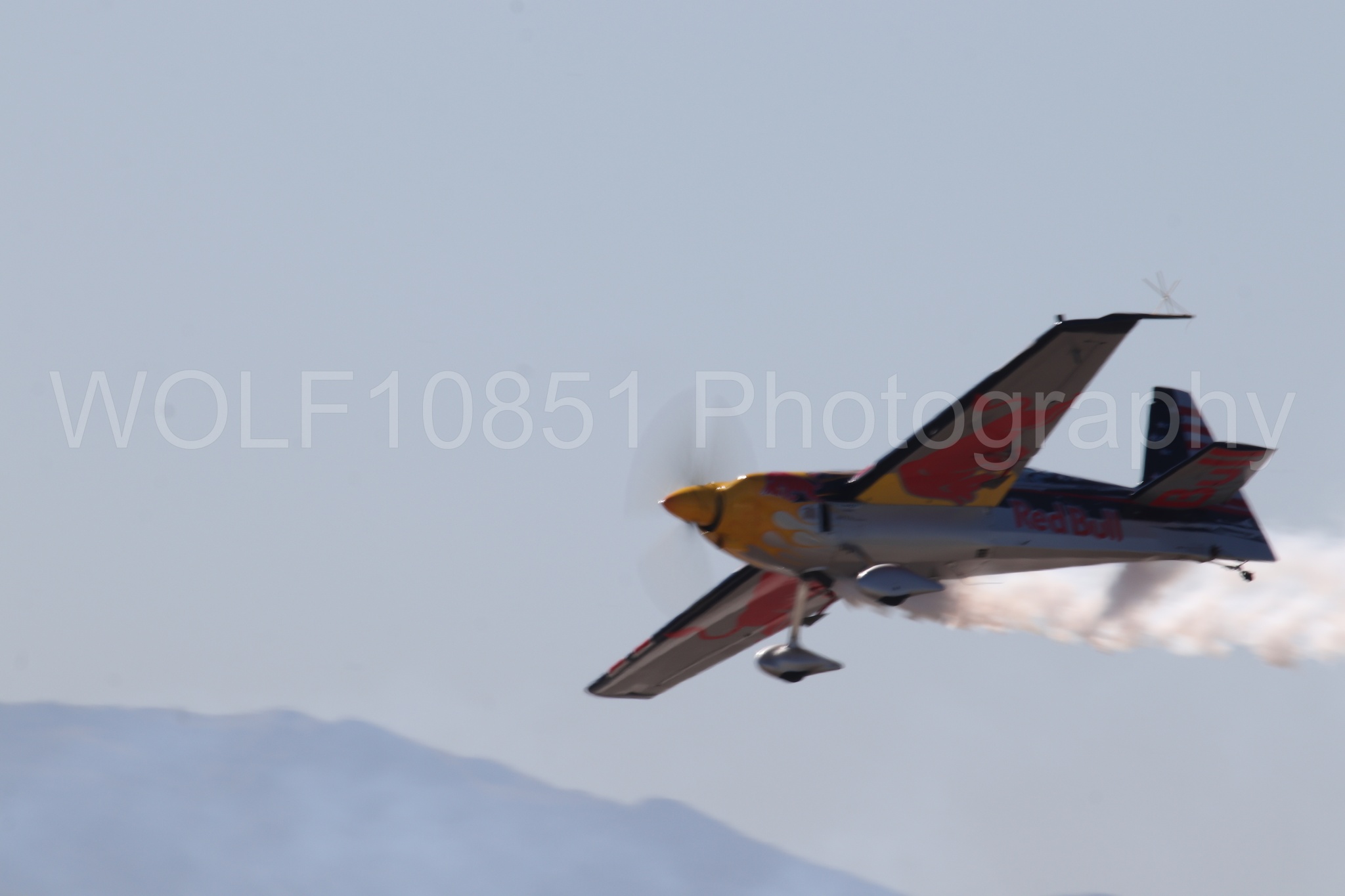 Aviation photography by WOLF10851 featuring Edge 540, Wings Over Solano 2024, Kirby Chambliss, Red Bull.