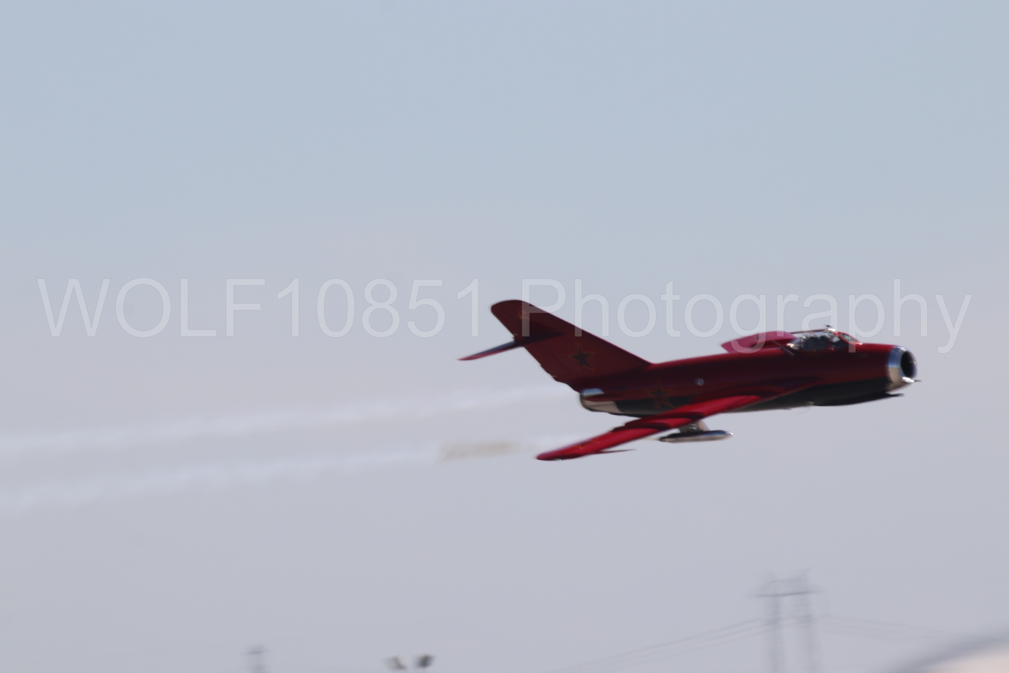Aviation photography by WOLF10851 featuring Mig-17 Fresco, High Alpha Airshows, Jason Somes, Wings Over Solano 2024.