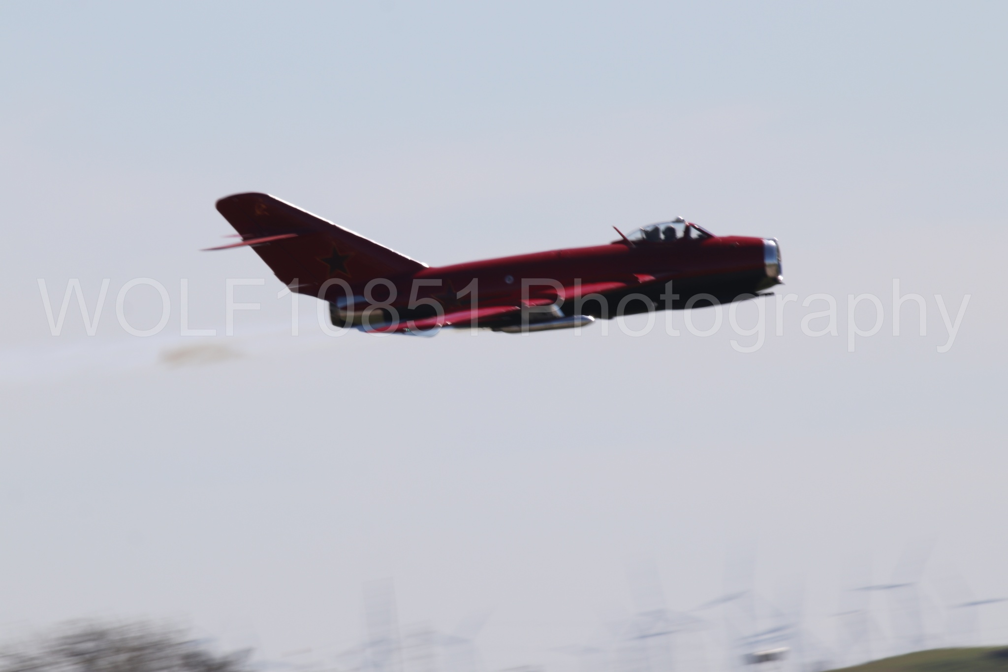 Aviation photography by WOLF10851 featuring Mig-17 Fresco, High Alpha Airshows, Jason Somes, Wings Over Solano 2024.