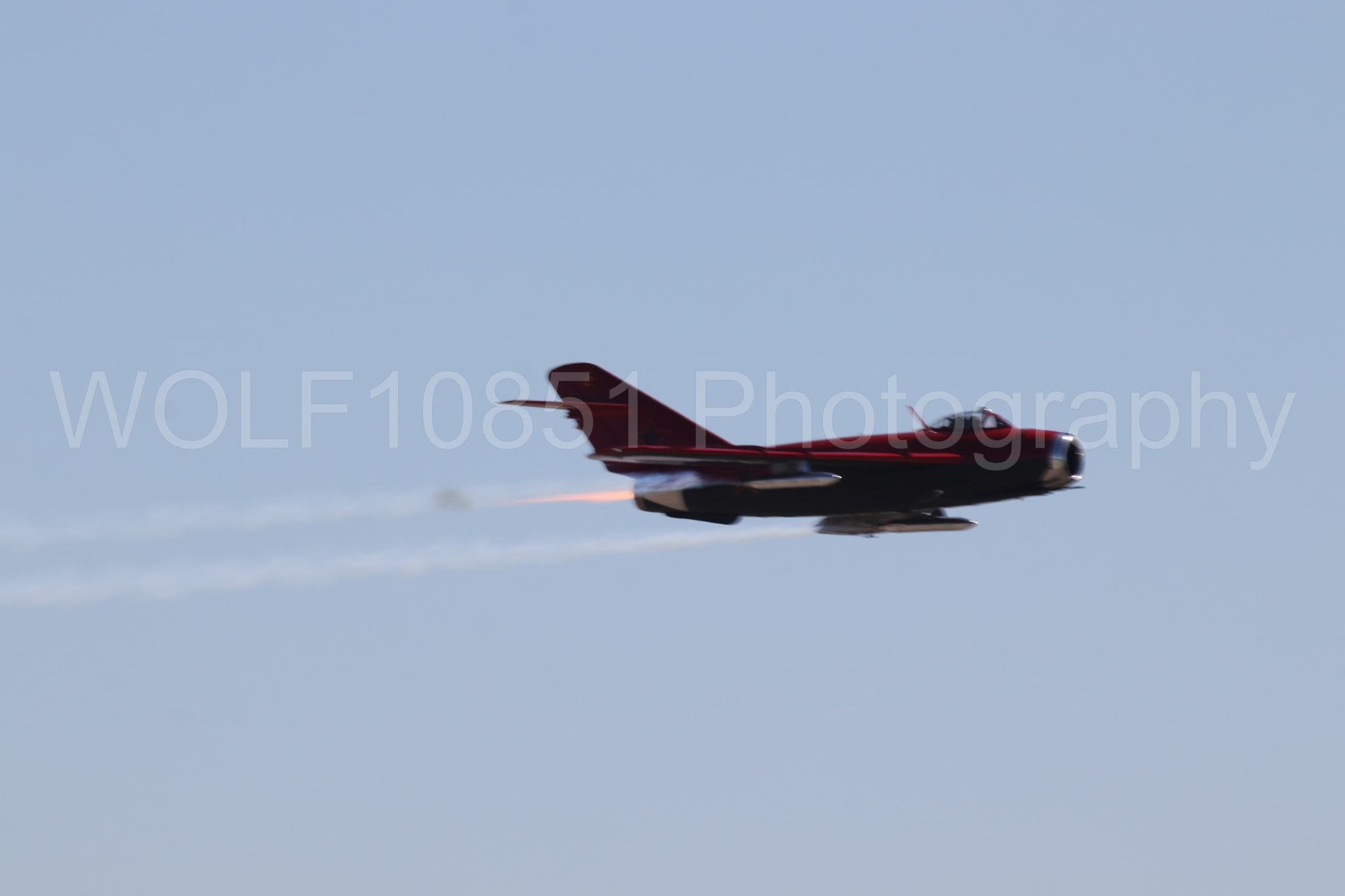 Aviation photography by WOLF10851 featuring Mig-17 Fresco, High Alpha Airshows, Jason Somes, Wings Over Solano 2024.