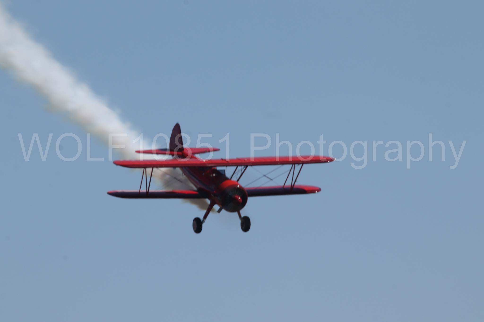 Aviation photography by WOLF10851 featuring Boeing Stearman bi-plane, Vicky Benzing, Wings Over Solano 2024.