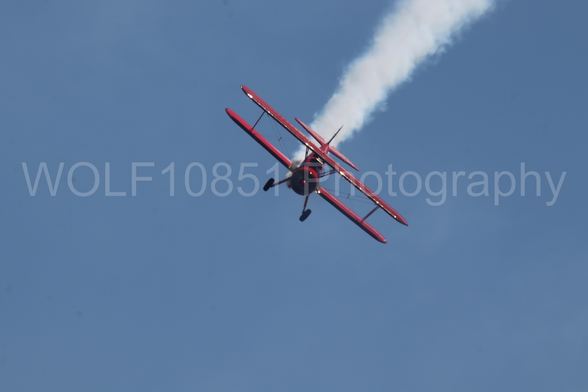 Aviation photography by WOLF10851 featuring Boeing Stearman bi-plane, Vicky Benzing, Wings Over Solano 2024.