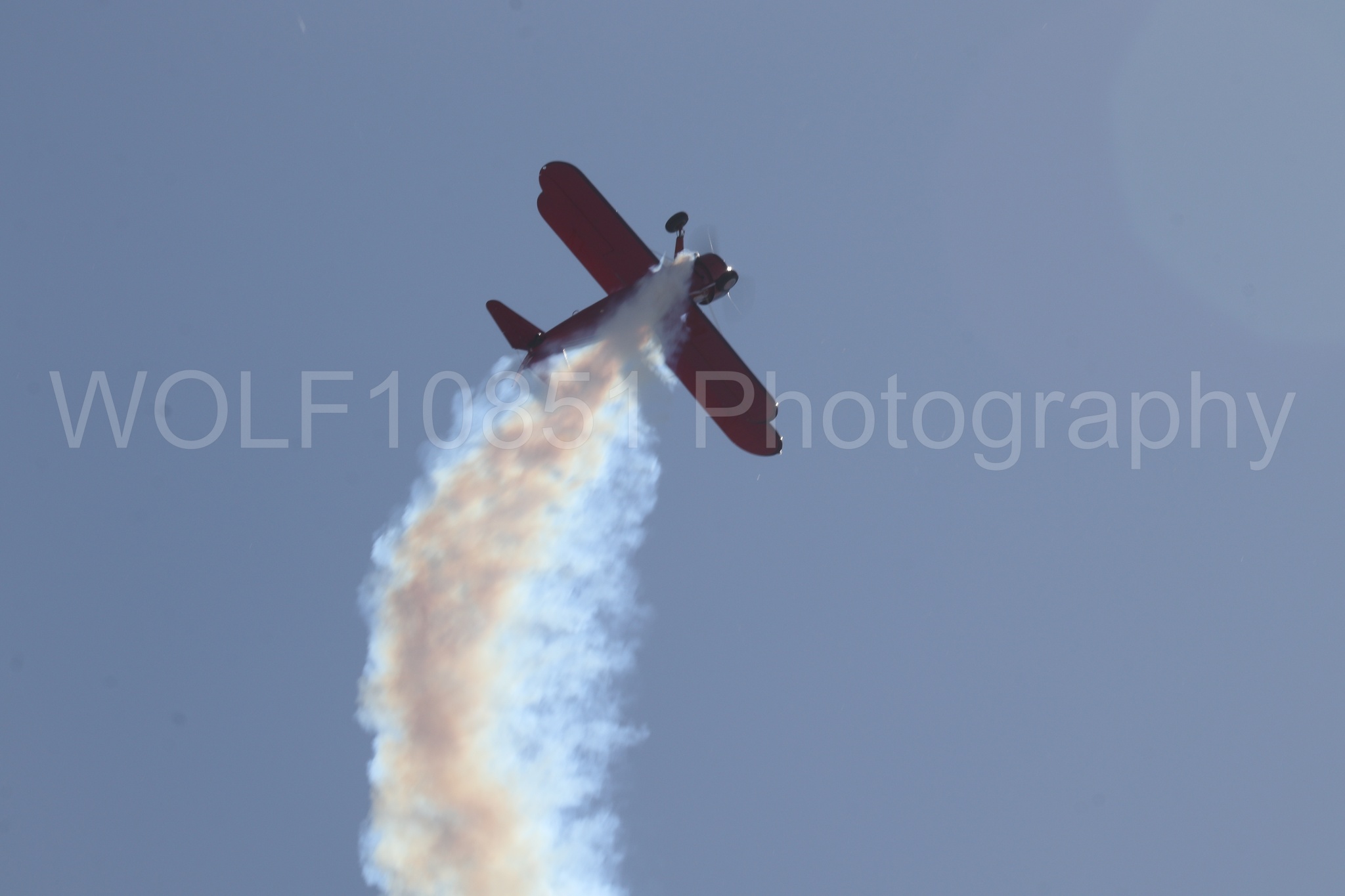 Aviation photography by WOLF10851 featuring Boeing Stearman bi-plane, Vicky Benzing, Wings Over Solano 2024.