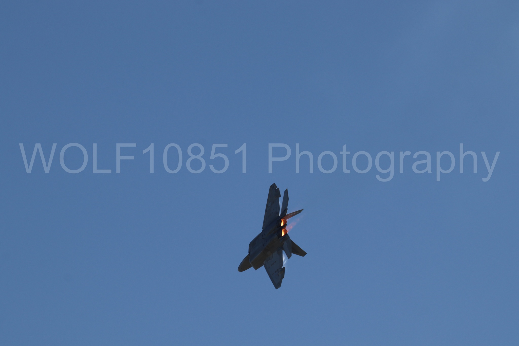 Aviation photography by WOLF10851 featuring F-22 Raptor, Raptor Demo Team, Wings Over Solano 2024.
