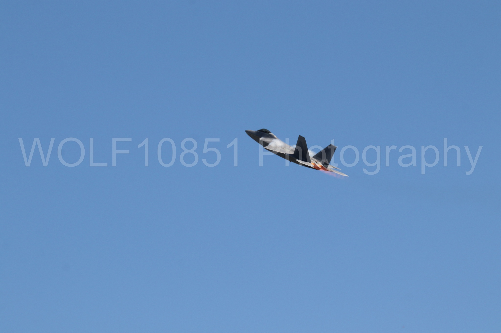Aviation photography by WOLF10851 featuring F-22 Raptor, Raptor Demo Team, Wings Over Solano 2024.