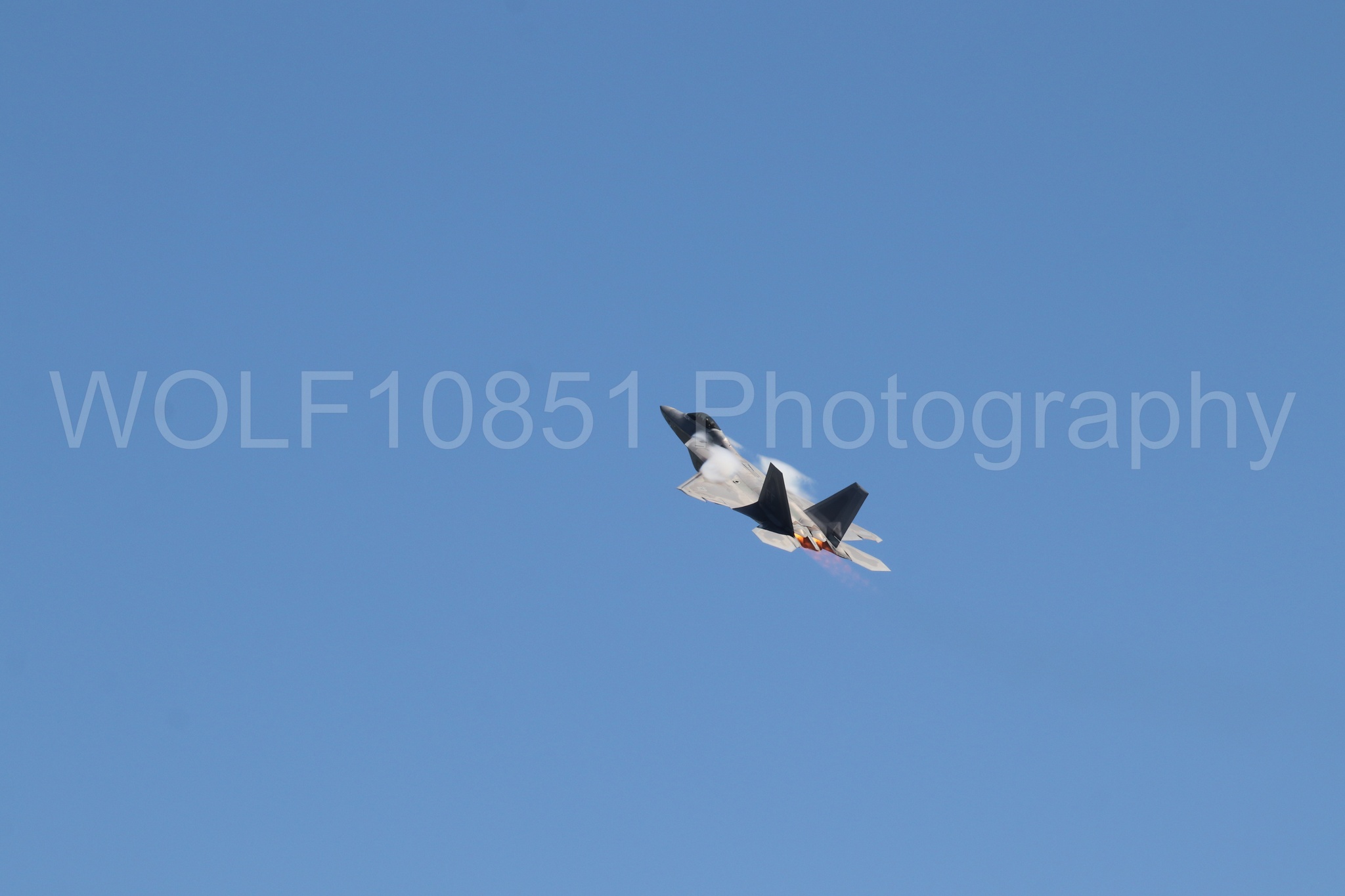 Aviation photography by WOLF10851 featuring F-22 Raptor, Raptor Demo Team, Wings Over Solano 2024.