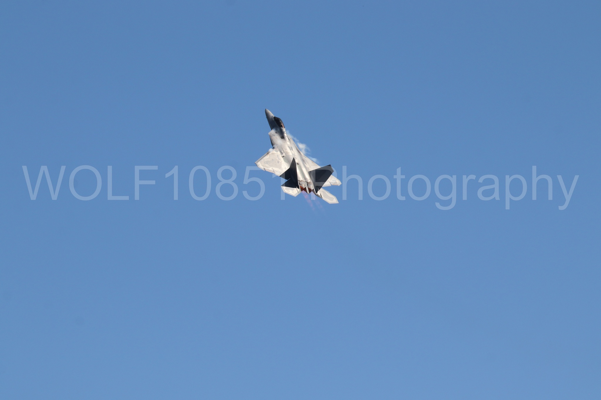 Aviation photography by WOLF10851 featuring F-22 Raptor, Raptor Demo Team, Wings Over Solano 2024.