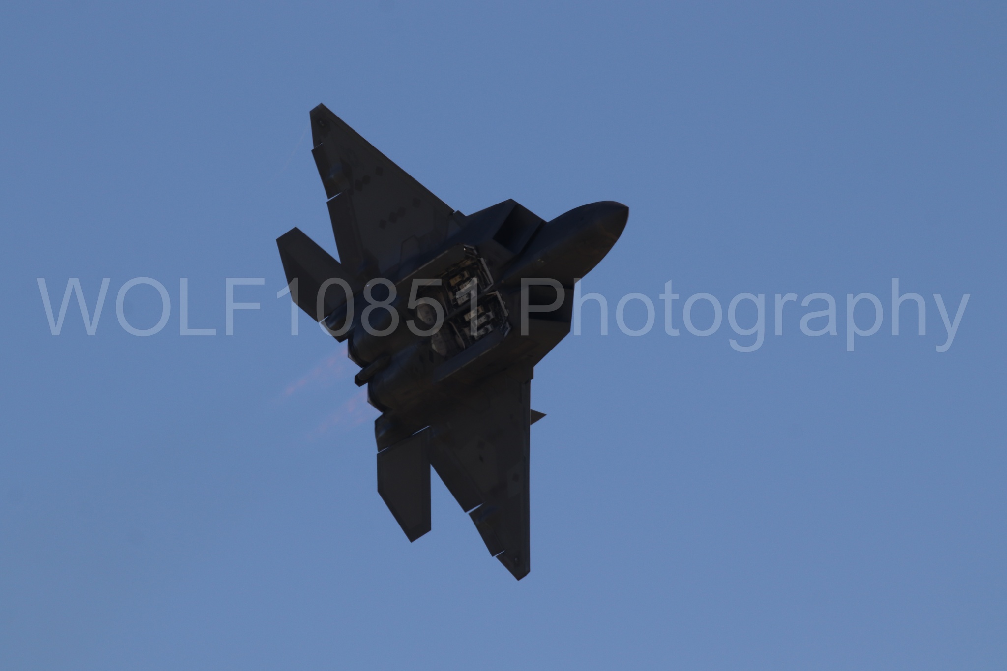 Aviation photography by WOLF10851 featuring F-22 Raptor, Raptor Demo Team, Wings Over Solano 2024.