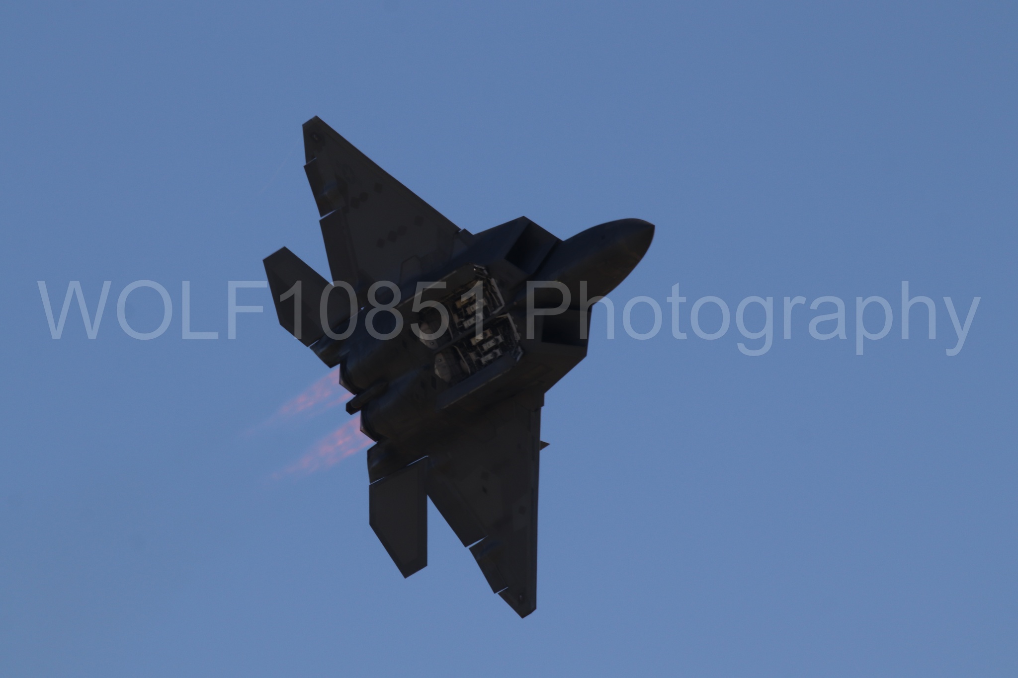 Aviation photography by WOLF10851 featuring F-22 Raptor, Raptor Demo Team, Wings Over Solano 2024.