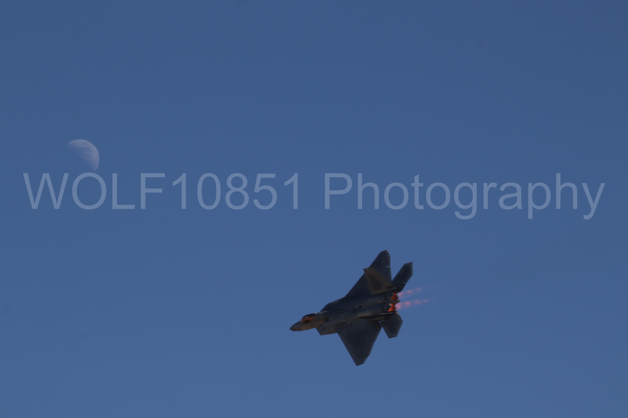Aviation photography by WOLF10851 featuring F-22 Raptor, Raptor Demo Team, Wings Over Solano 2024.