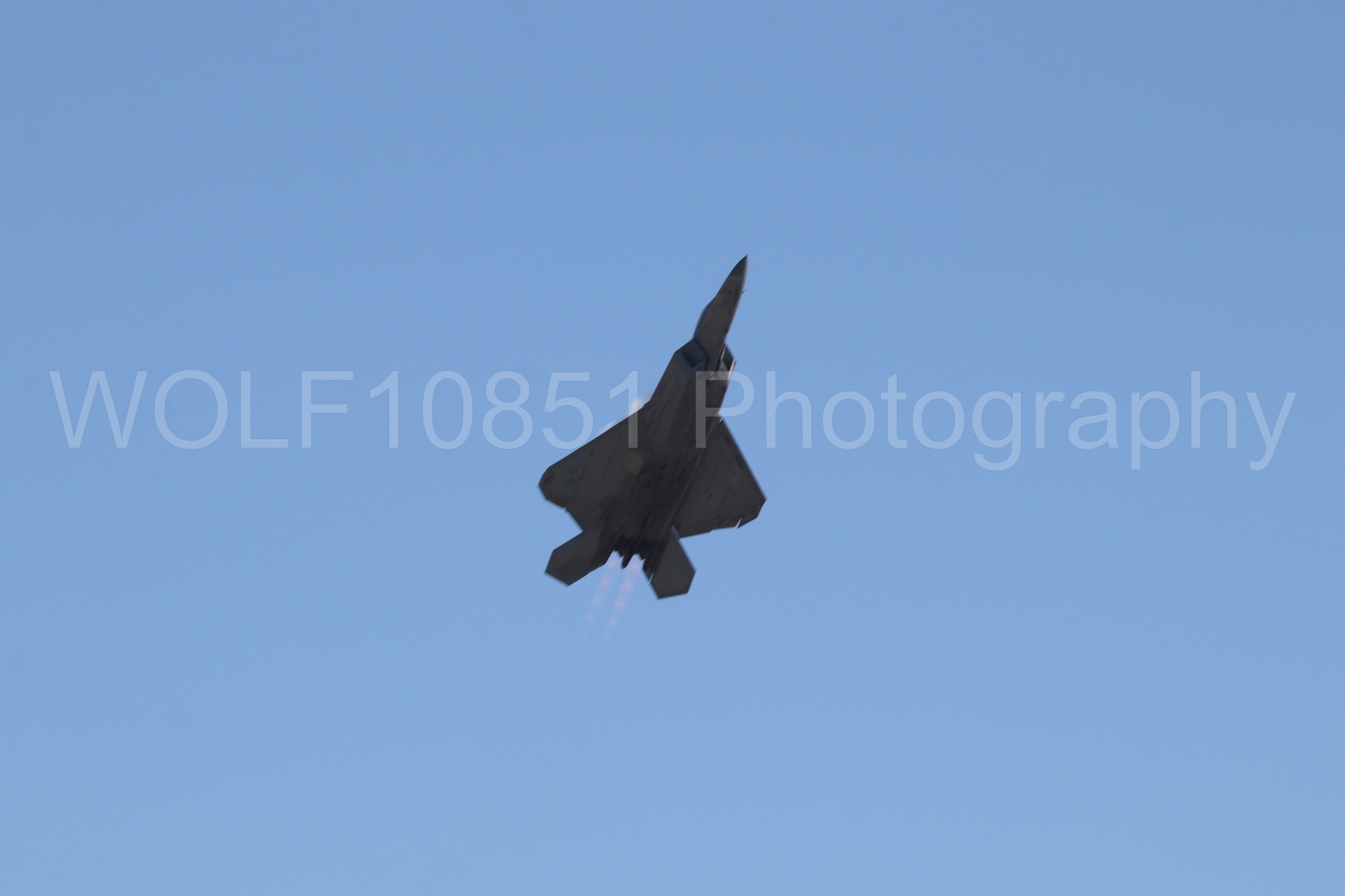 Aviation photography by WOLF10851 featuring F-22 Raptor, Raptor Demo Team, Wings Over Solano 2024.