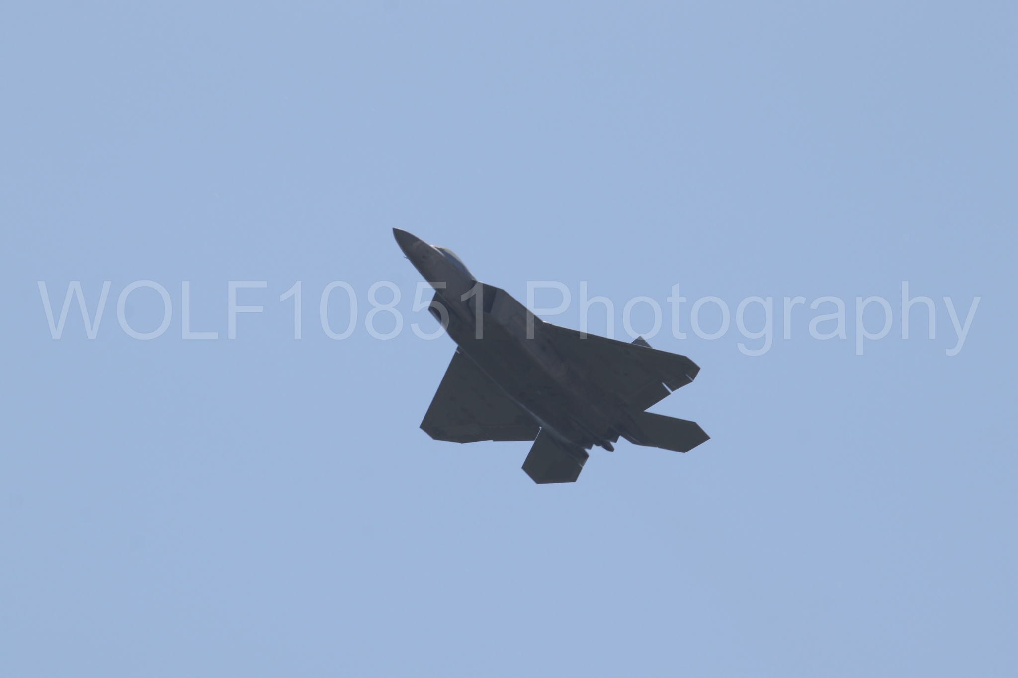 Aviation photography by WOLF10851 featuring F-22 Raptor, Raptor Demo Team, Wings Over Solano 2024.