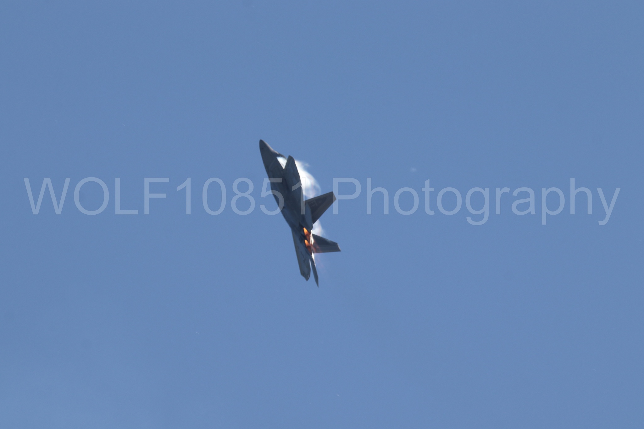 Aviation photography by WOLF10851 featuring F-22 Raptor, Raptor Demo Team, Wings Over Solano 2024.