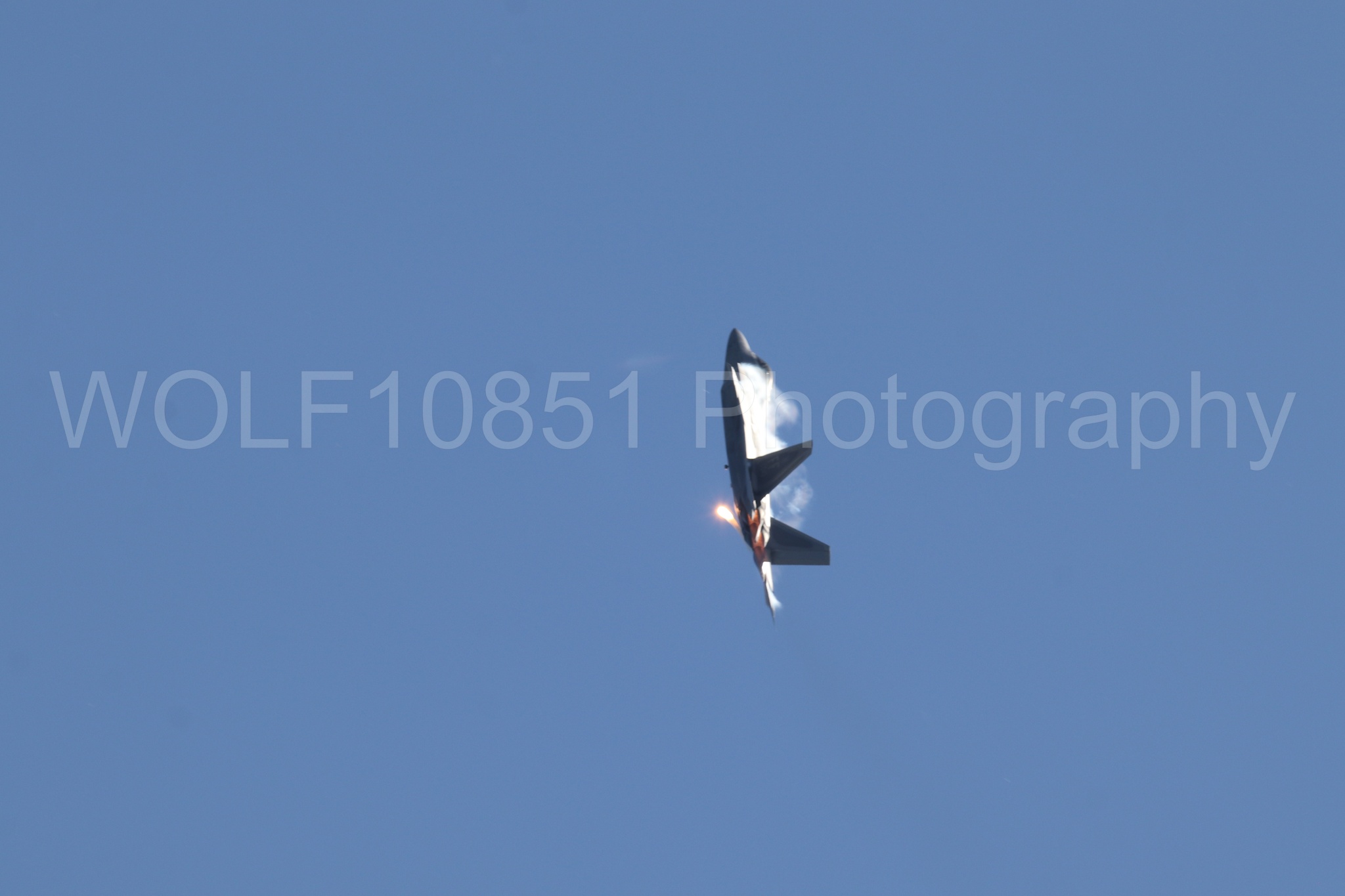 Aviation photography by WOLF10851 featuring F-22 Raptor, Raptor Demo Team, Wings Over Solano 2024.