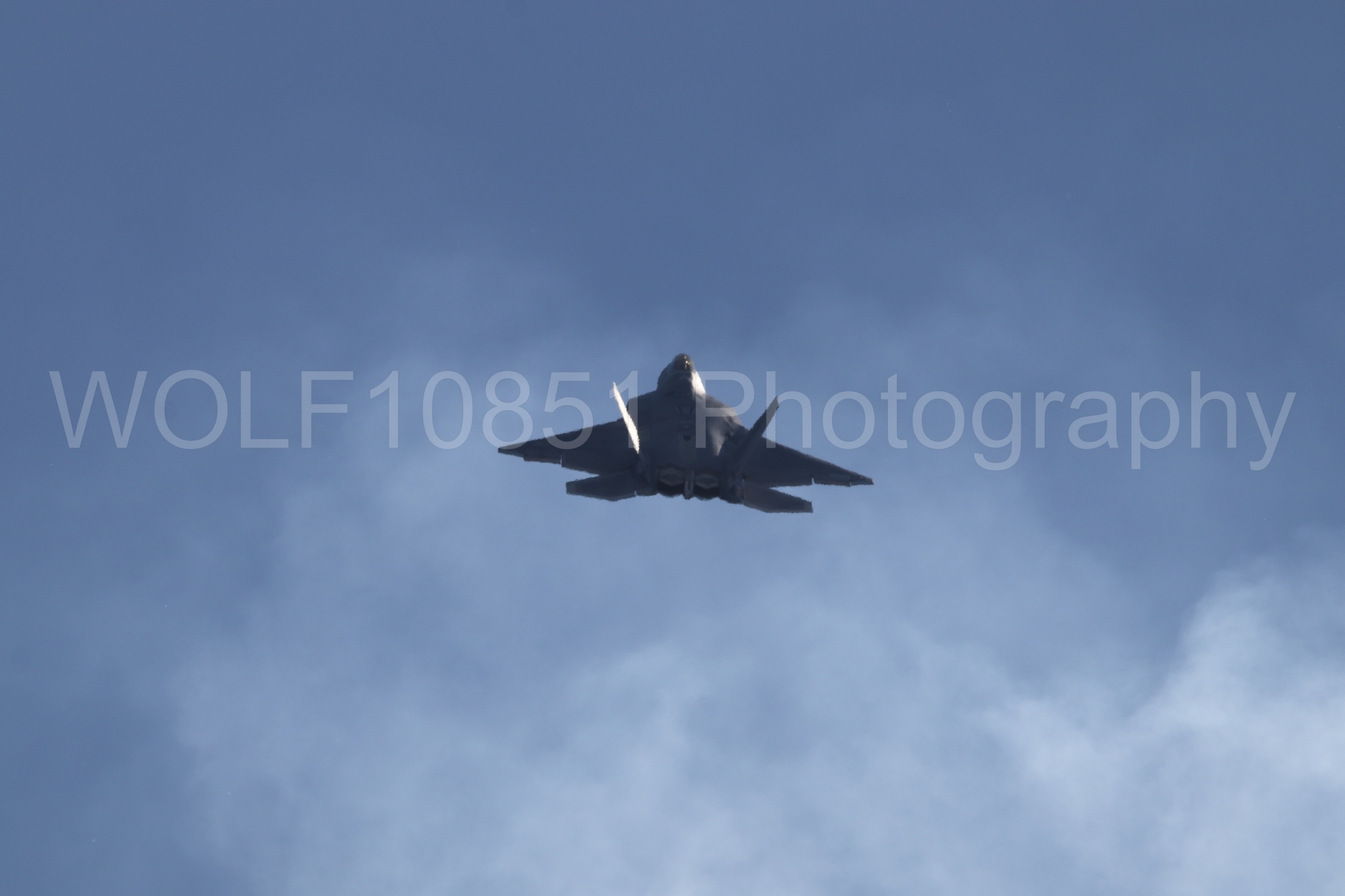 Aviation photography by WOLF10851 featuring F-22 Raptor, Raptor Demo Team, Wings Over Solano 2024.