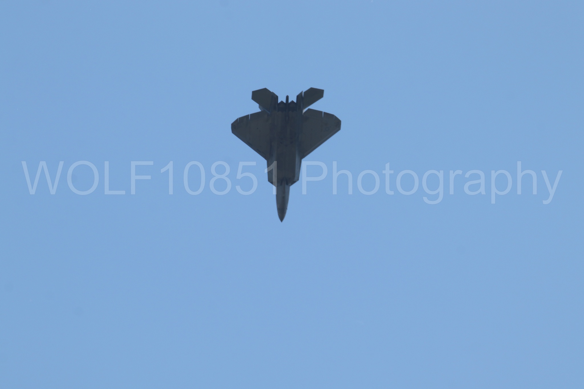 Aviation photography by WOLF10851 featuring F-22 Raptor, Raptor Demo Team, Wings Over Solano 2024.