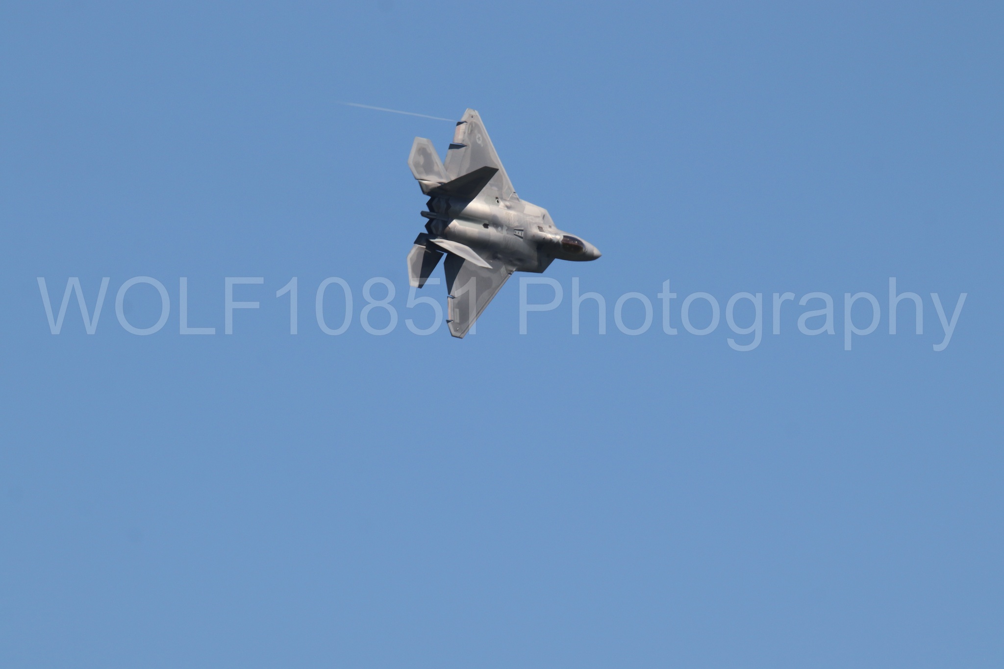 Aviation photography by WOLF10851 featuring F-22 Raptor, Raptor Demo Team, Wings Over Solano 2024.
