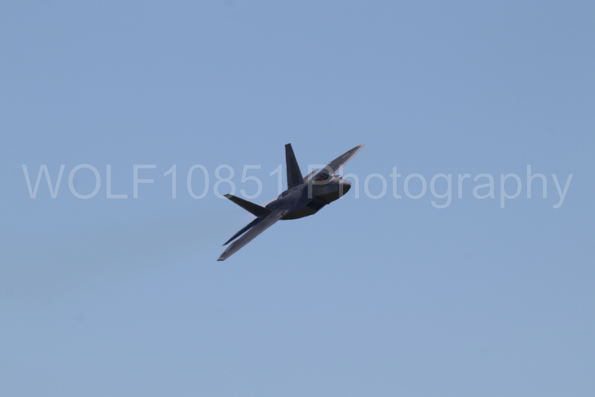 Aviation photography by WOLF10851 featuring F-22 Raptor, Raptor Demo Team, Wings Over Solano 2024.