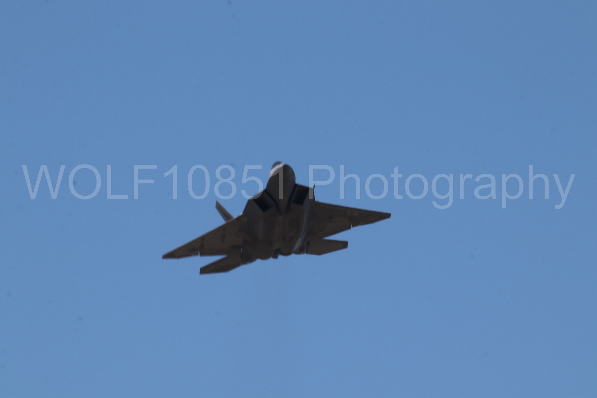 Aviation photography by WOLF10851 featuring F-22 Raptor, Raptor Demo Team, Wings Over Solano 2024.