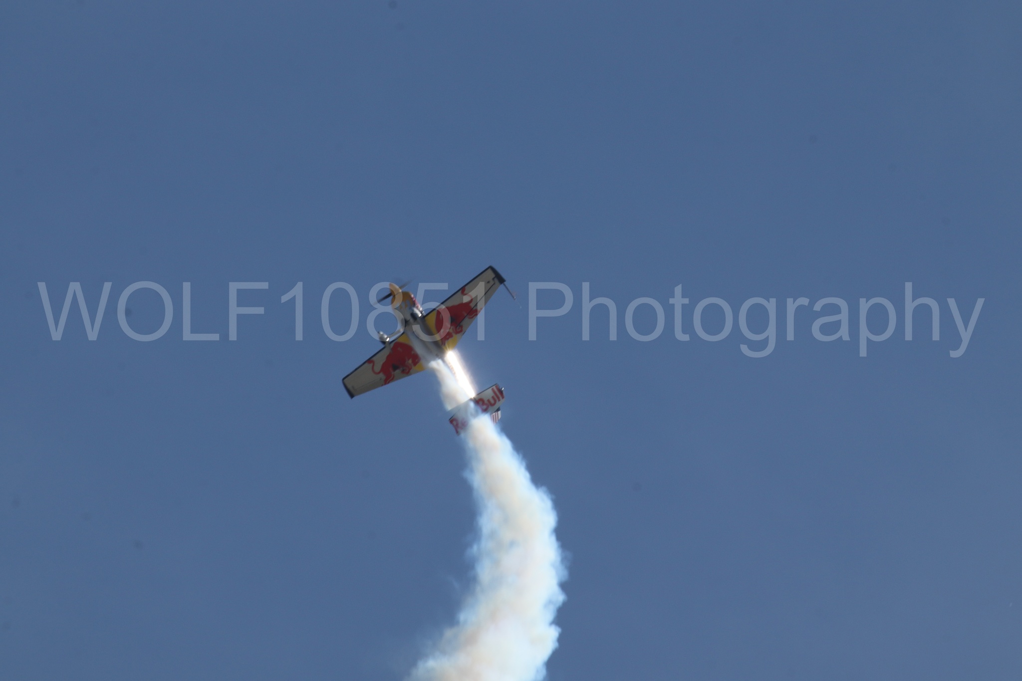Aviation photography by WOLF10851 featuring Edge 540, Wings Over Solano 2024, Kirby Chambliss, Red Bull.