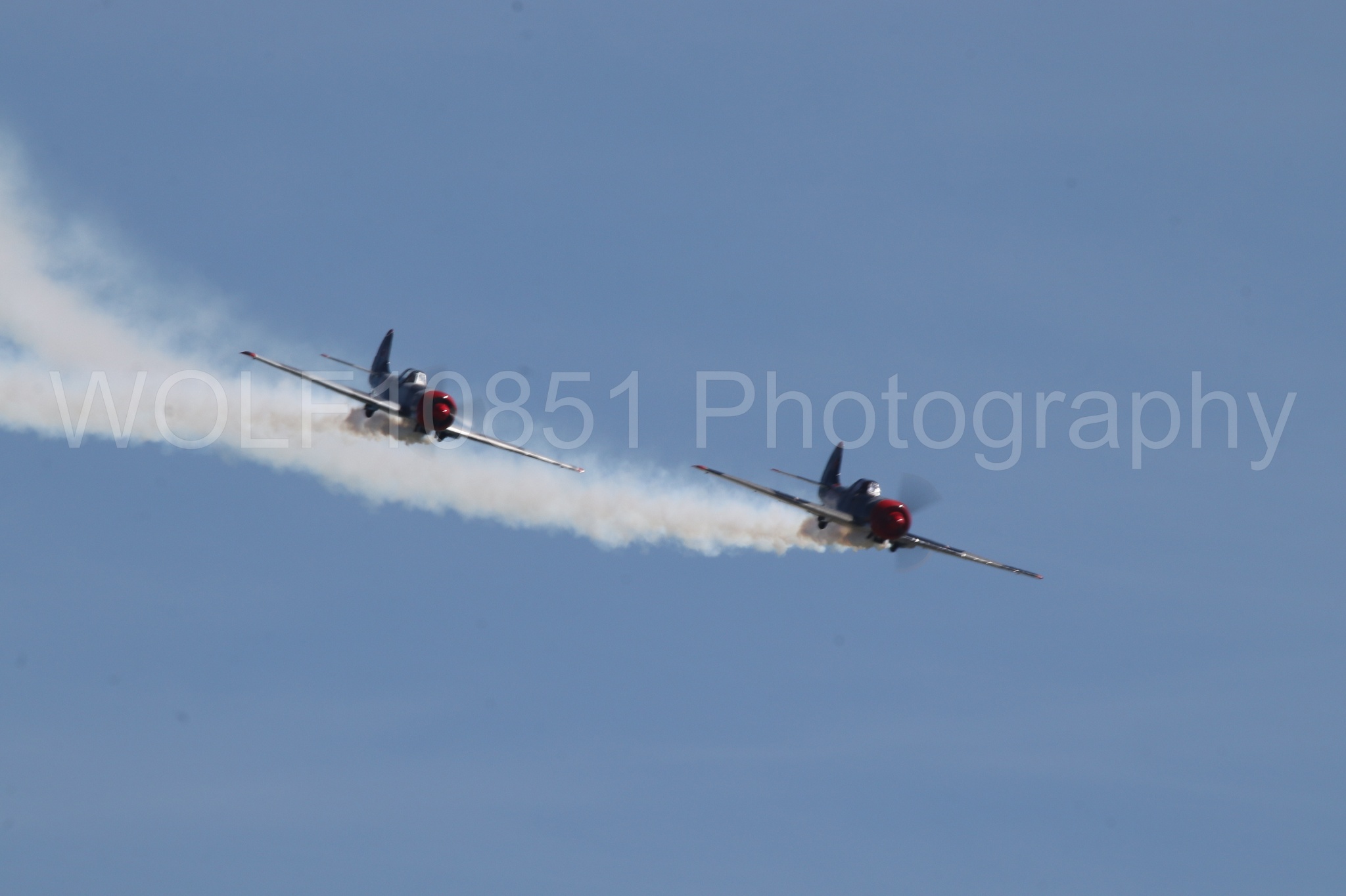 Aviation photography by WOLF10851 featuring Wings Over Solano 2024, Red Thunder Airshows, YAK 50.
