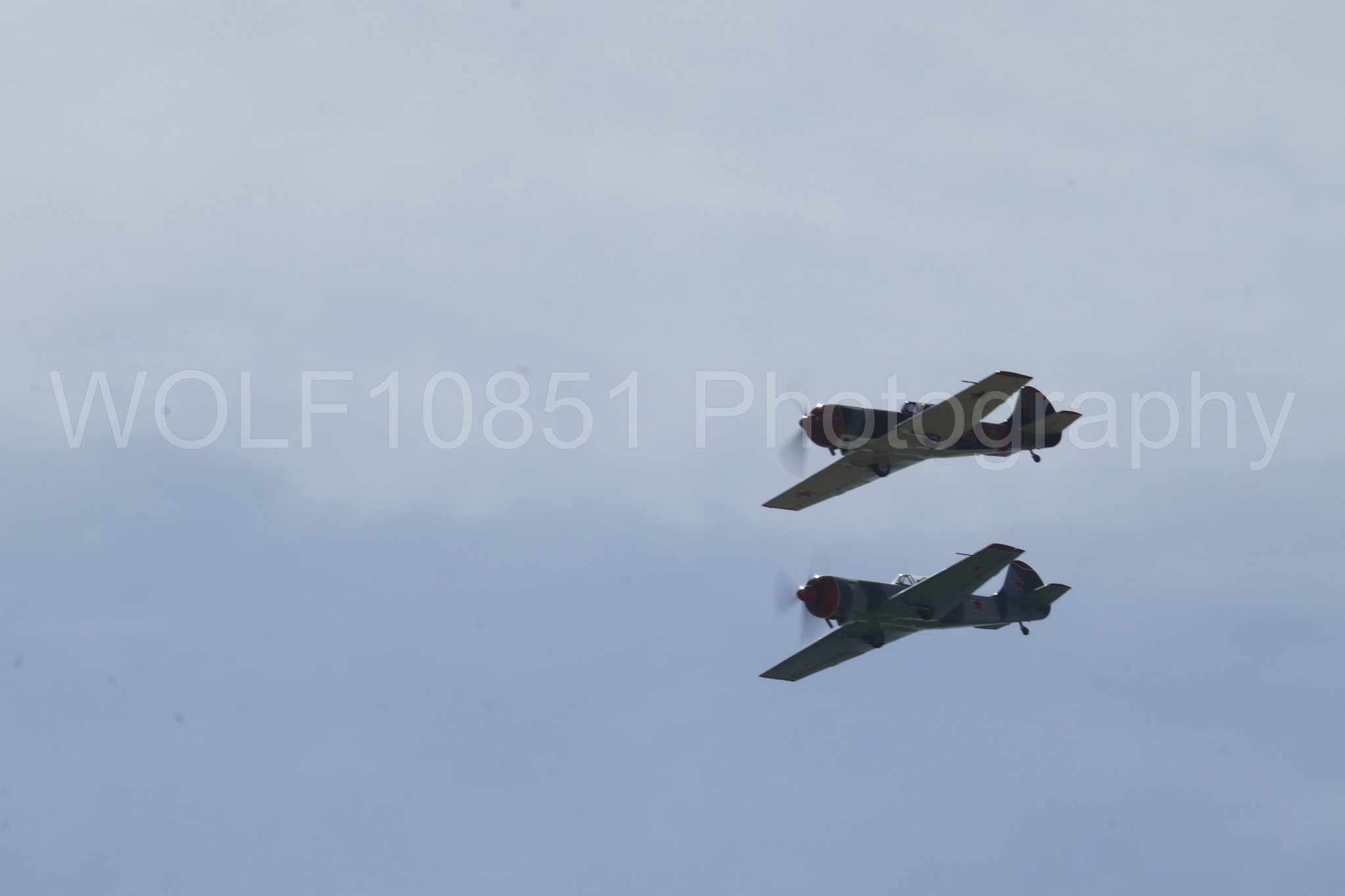 Aviation photography by WOLF10851 featuring Wings Over Solano 2024, Red Thunder Airshows, YAK 50.