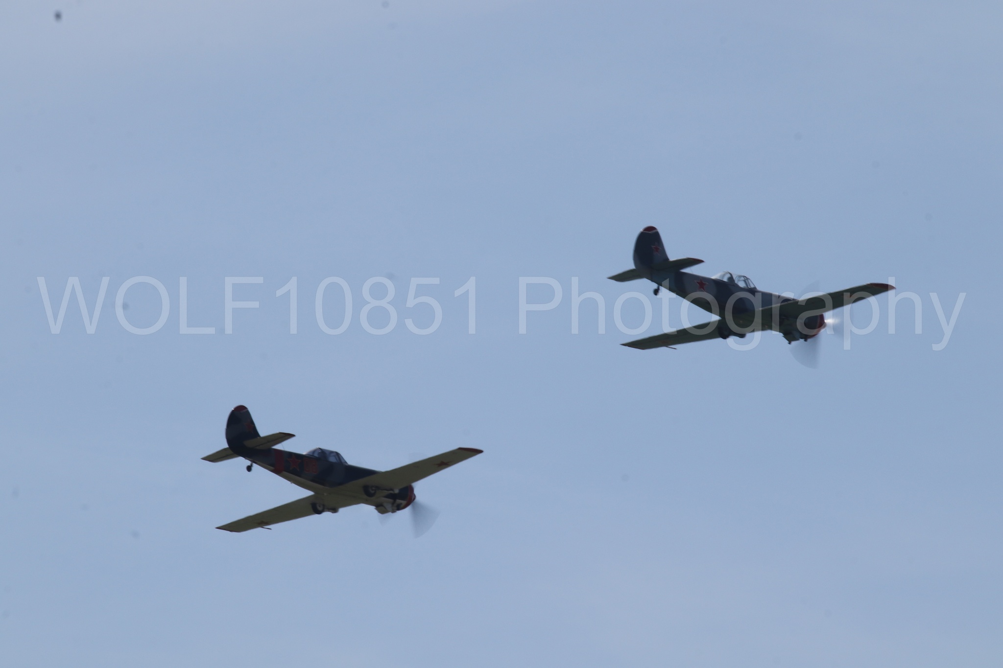 Aviation photography by WOLF10851 featuring Wings Over Solano 2024, Red Thunder Airshows, YAK 50.