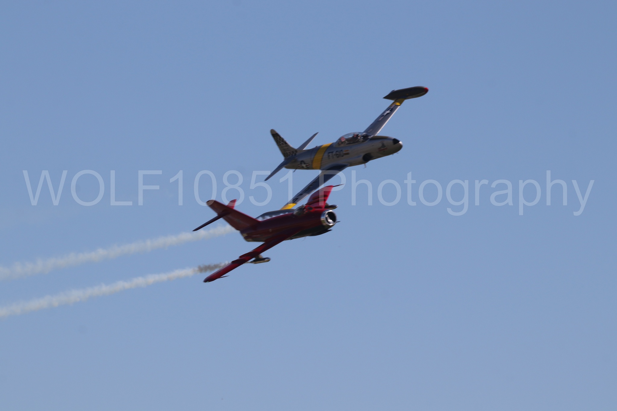 Aviation photography by WOLF10851 featuring T-33 Shooting Star, Mig-17 Fresco, Wings Over Solano 2024, Ace Maker Shows.