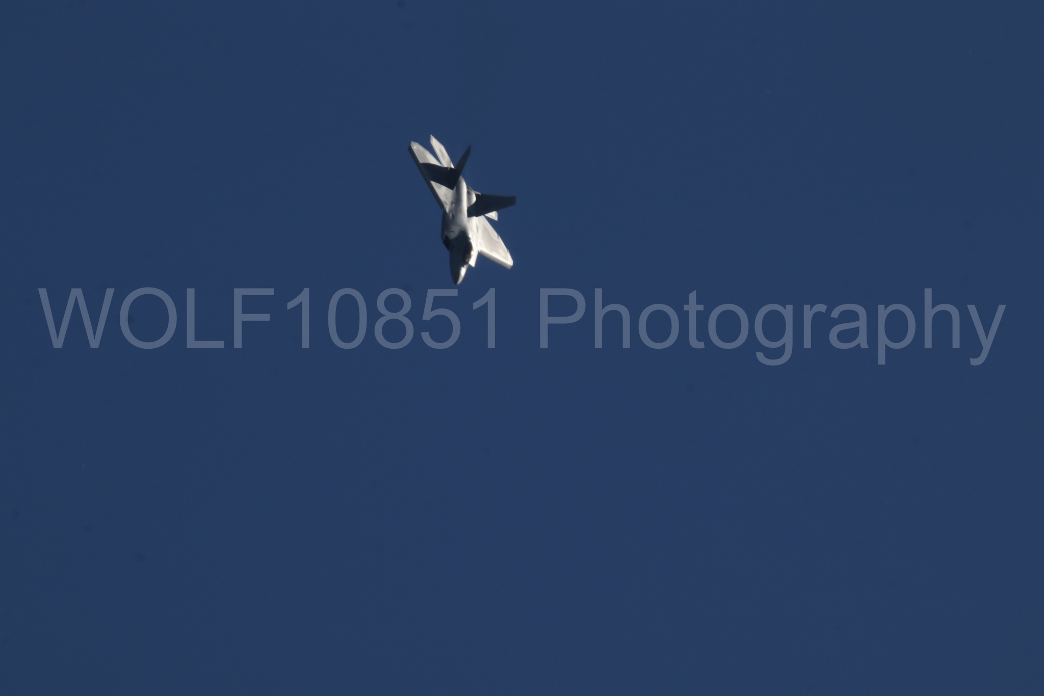 Aviation photography by WOLF10851 featuring F-22 Raptor, Raptor Demo Team, Wings Over Solano 2024.