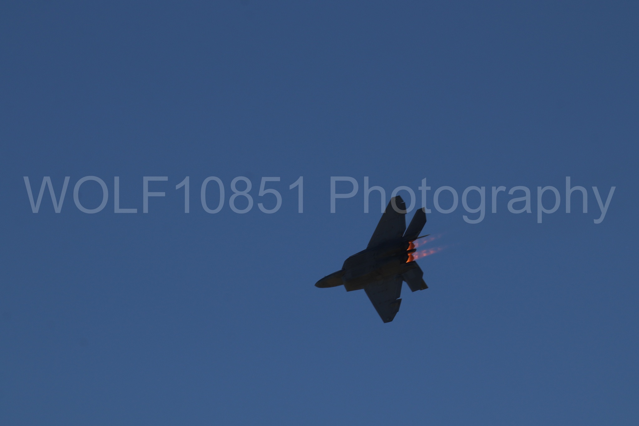 Aviation photography by WOLF10851 featuring F-22 Raptor, Raptor Demo Team, Wings Over Solano 2024.