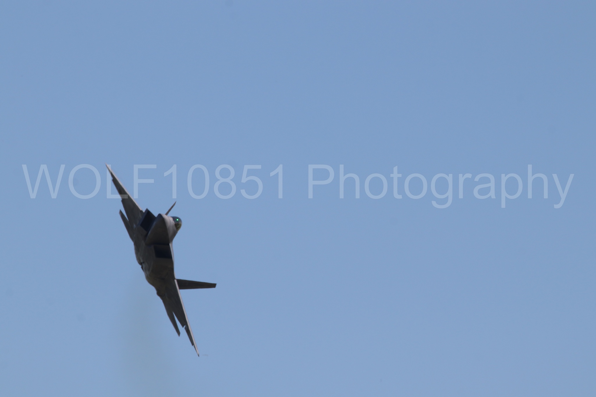 Aviation photography by WOLF10851 featuring F-22 Raptor, Raptor Demo Team, Wings Over Solano 2024.