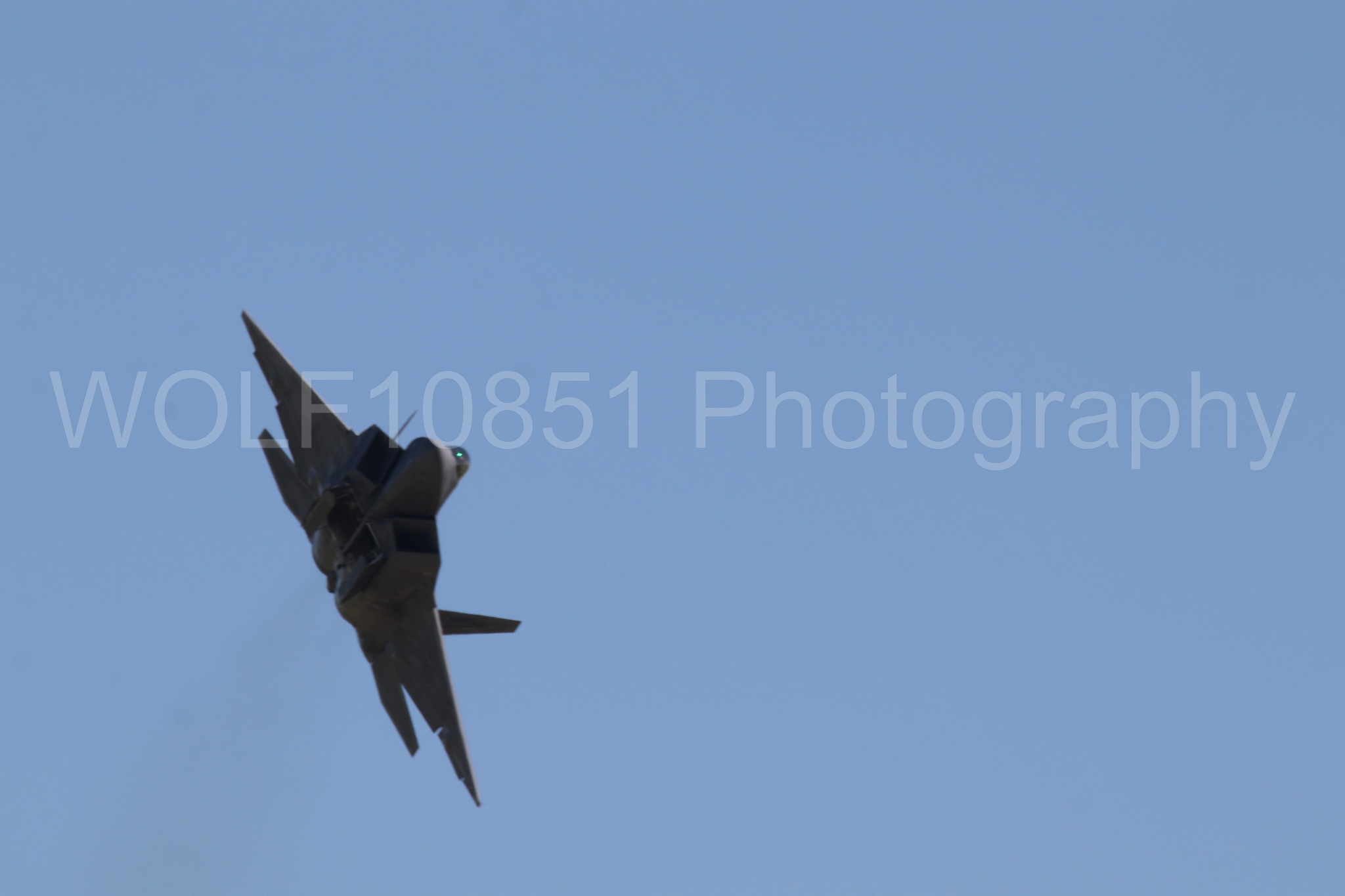 Aviation photography by WOLF10851 featuring F-22 Raptor, Raptor Demo Team, Wings Over Solano 2024.