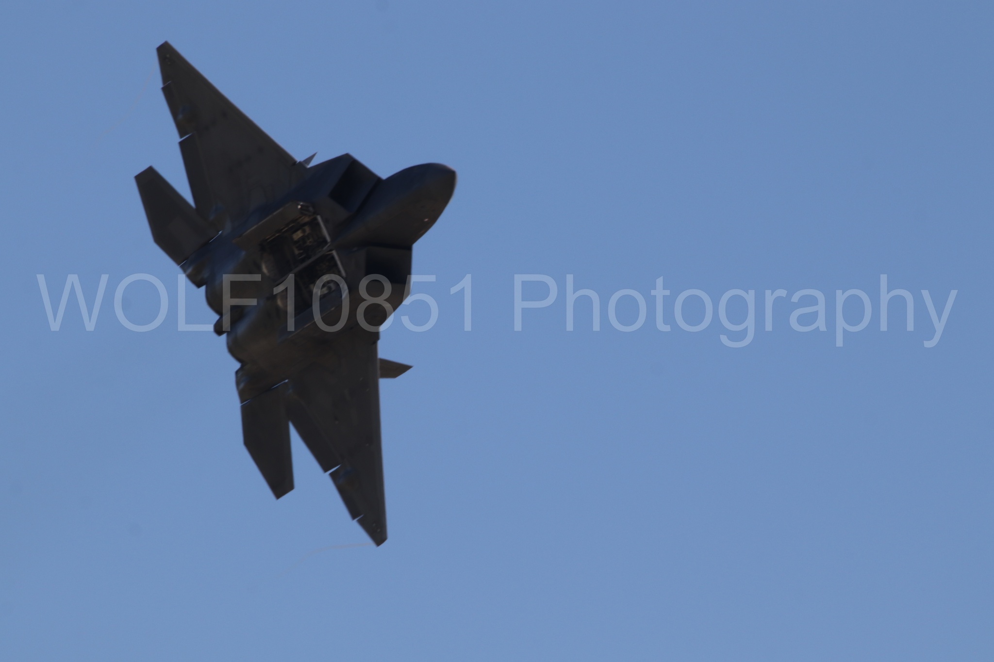 Aviation photography by WOLF10851 featuring F-22 Raptor, Raptor Demo Team, Wings Over Solano 2024.