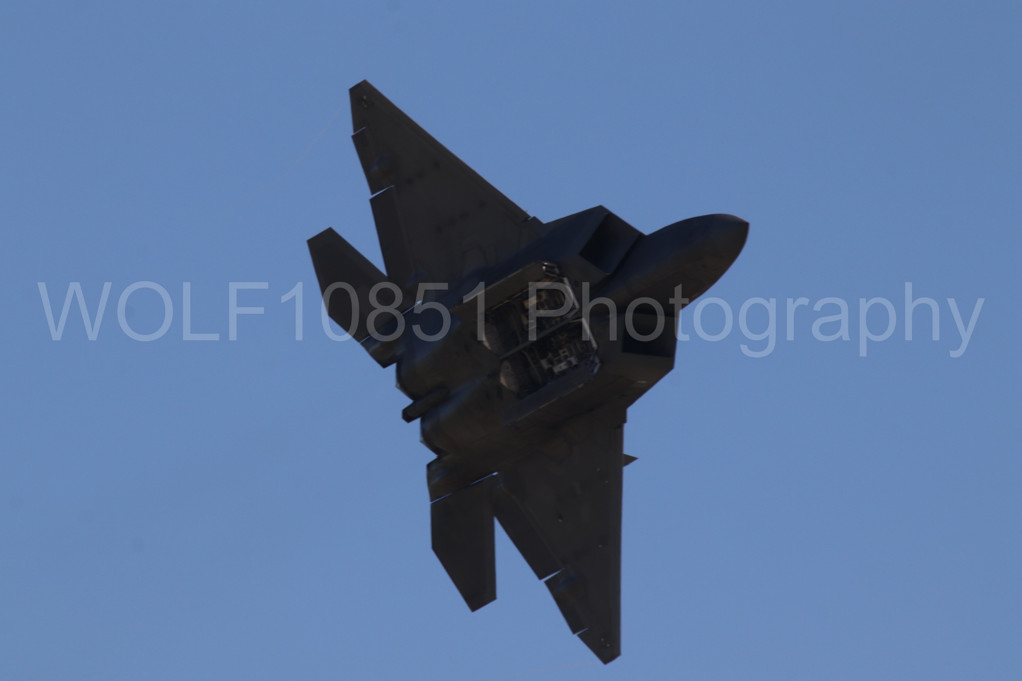 Aviation photography by WOLF10851 featuring F-22 Raptor, Raptor Demo Team, Wings Over Solano 2024.