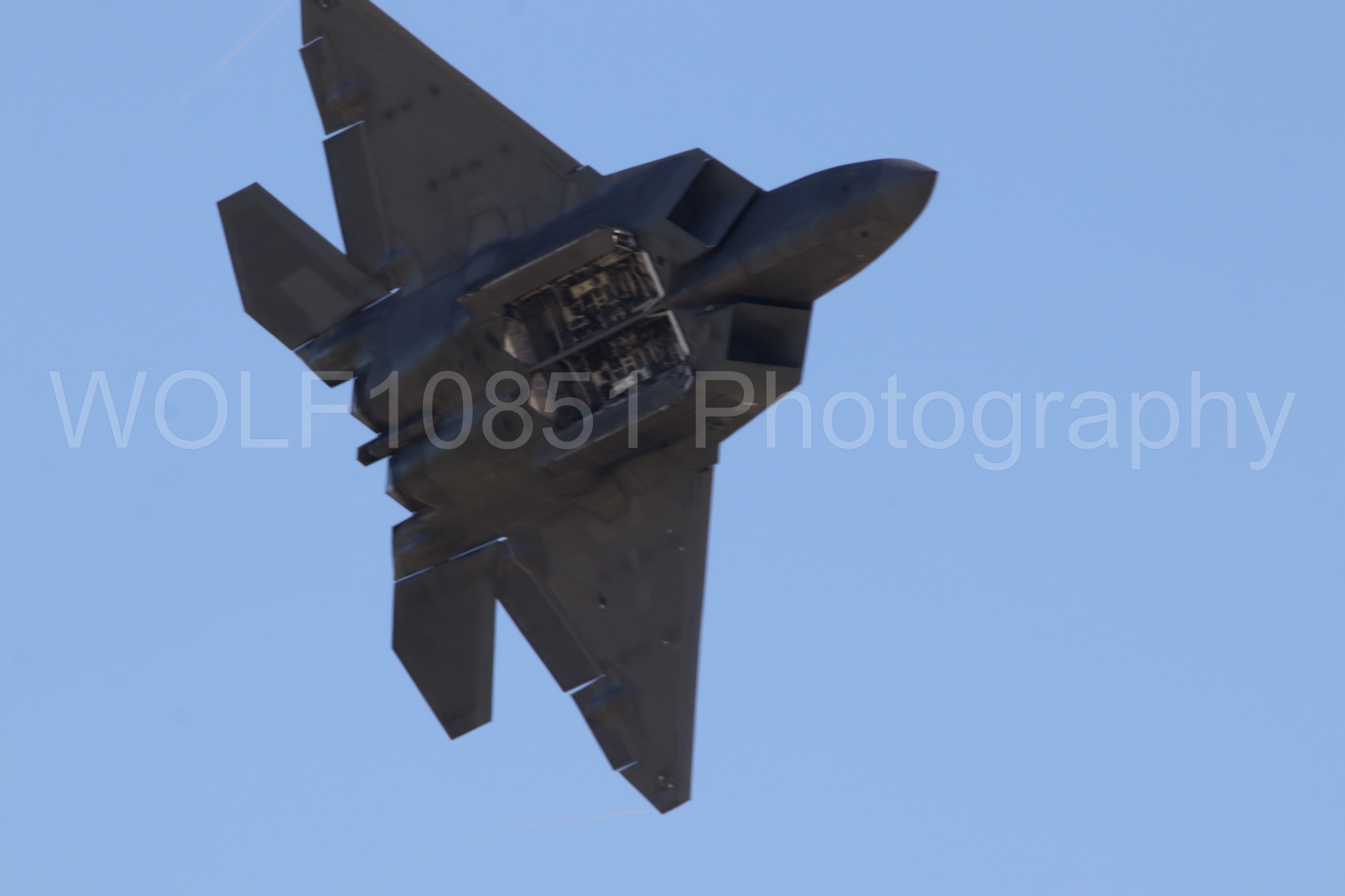 Aviation photography by WOLF10851 featuring F-22 Raptor, Raptor Demo Team, Wings Over Solano 2024.