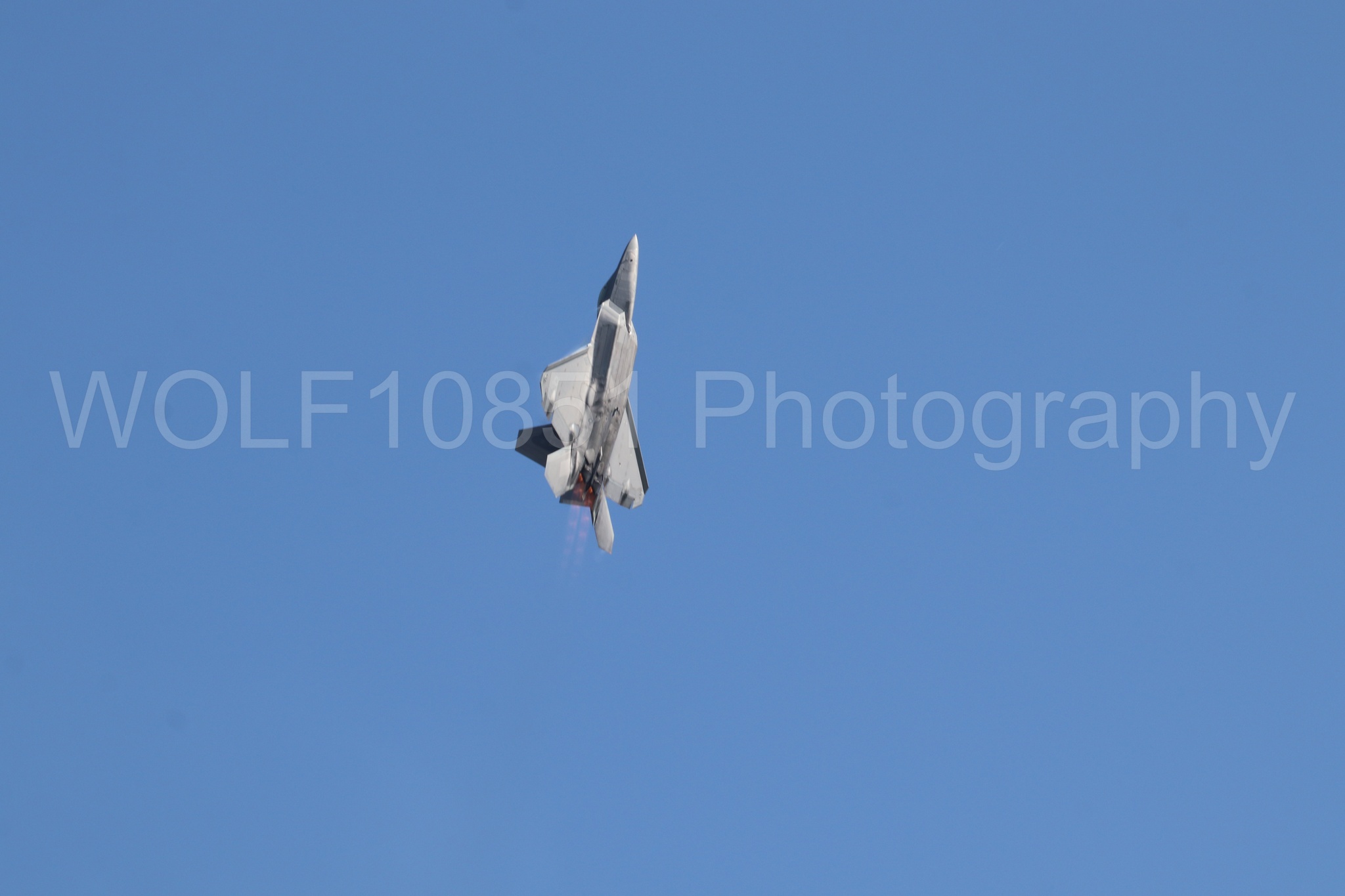 Aviation photography by WOLF10851 featuring F-22 Raptor, Raptor Demo Team, Wings Over Solano 2024.